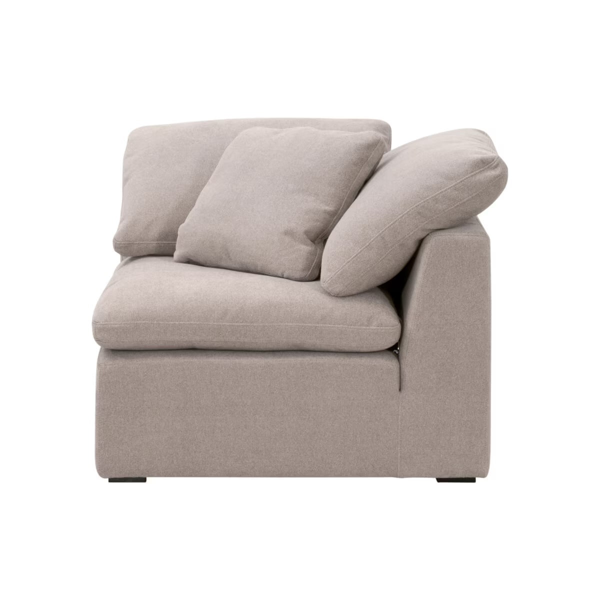 Essentials For Living Sky Modular Corner Chair ~ Latte Micro Boucle Performance Fabric - Image 3