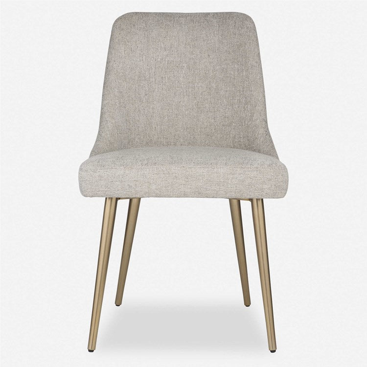 Uttermost Bramwell Heathered Gray Fabric Dining Chair - Image 2