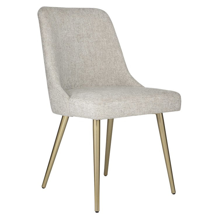 Uttermost Bramwell Heathered Gray Fabric Dining Chair - Image 3