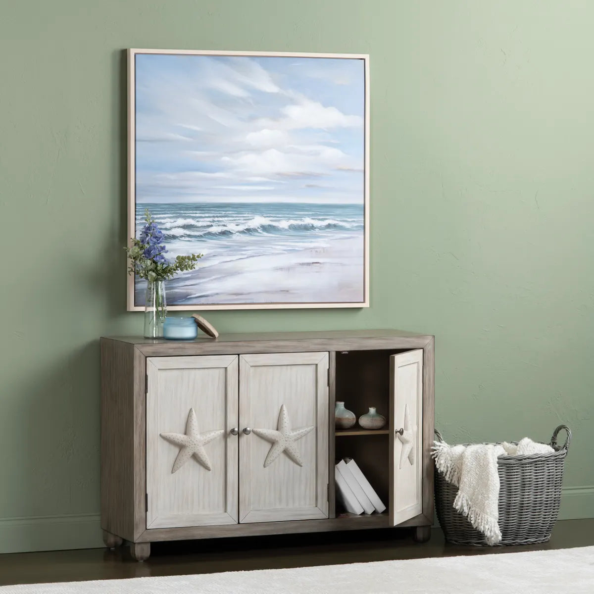 Crestview Collection Haywood Seaside Wall Art - Image 1