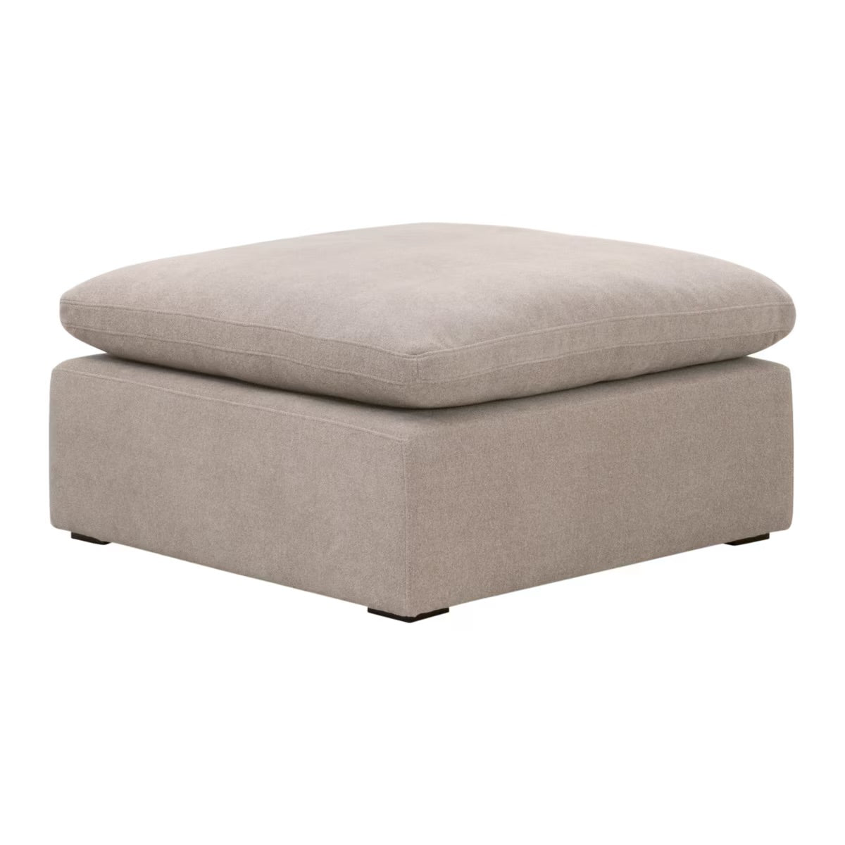 Essentials For Living Sky Modular Ottoman Latte Micro Boucle Performance Fabric - Image 2