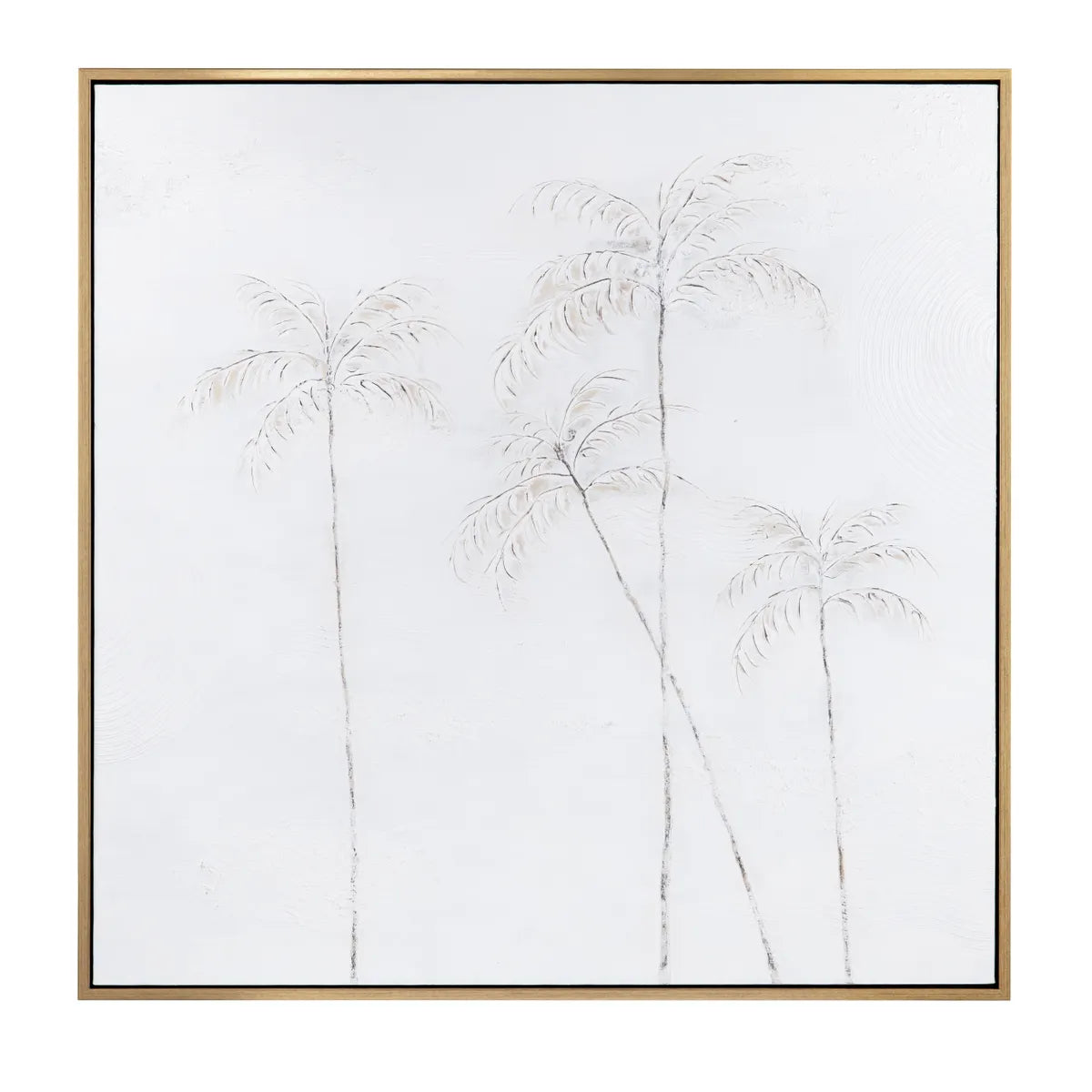 Crestview Collection Sheffield Swaying Palm Trees Wall Art - Image 1