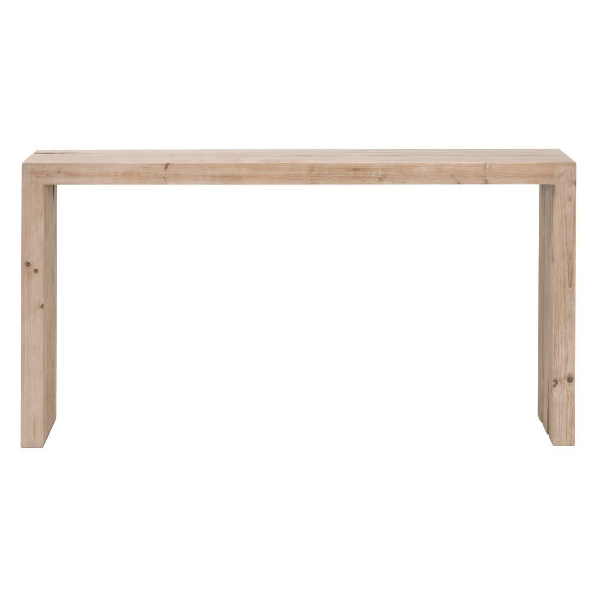 Essentials For Living Reed  Console Table ~ Smoke Gray Pine - Image 1