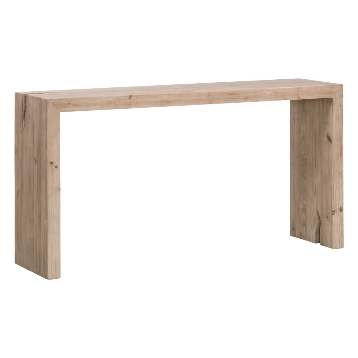 Essentials For Living Reed  Console Table ~ Smoke Gray Pine - Image 2
