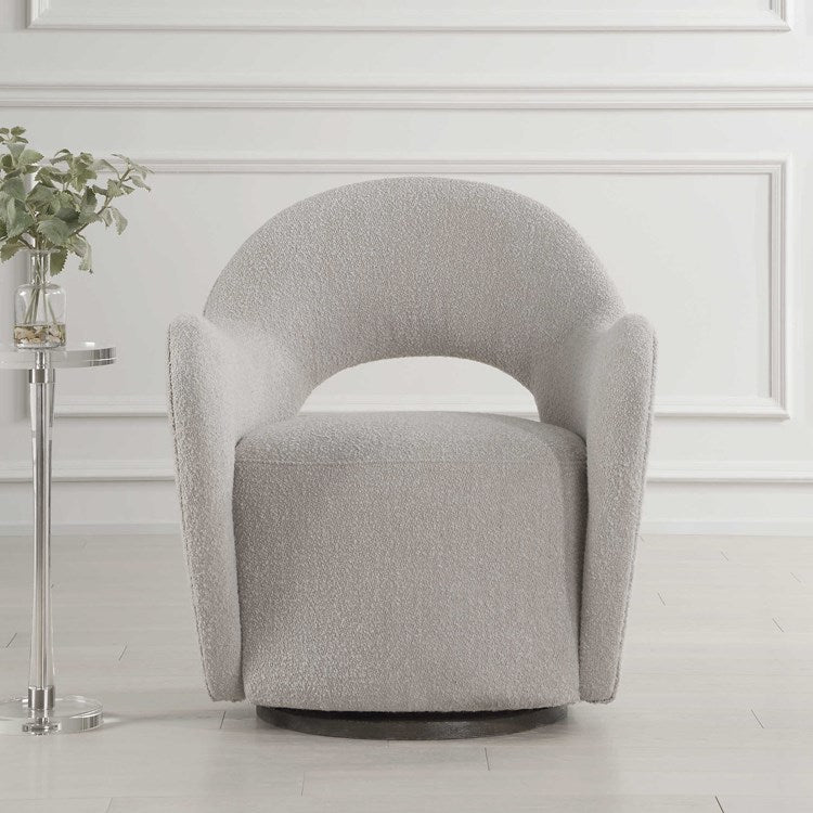 Uttermost Wander Modern Swivel Chair - Image 1