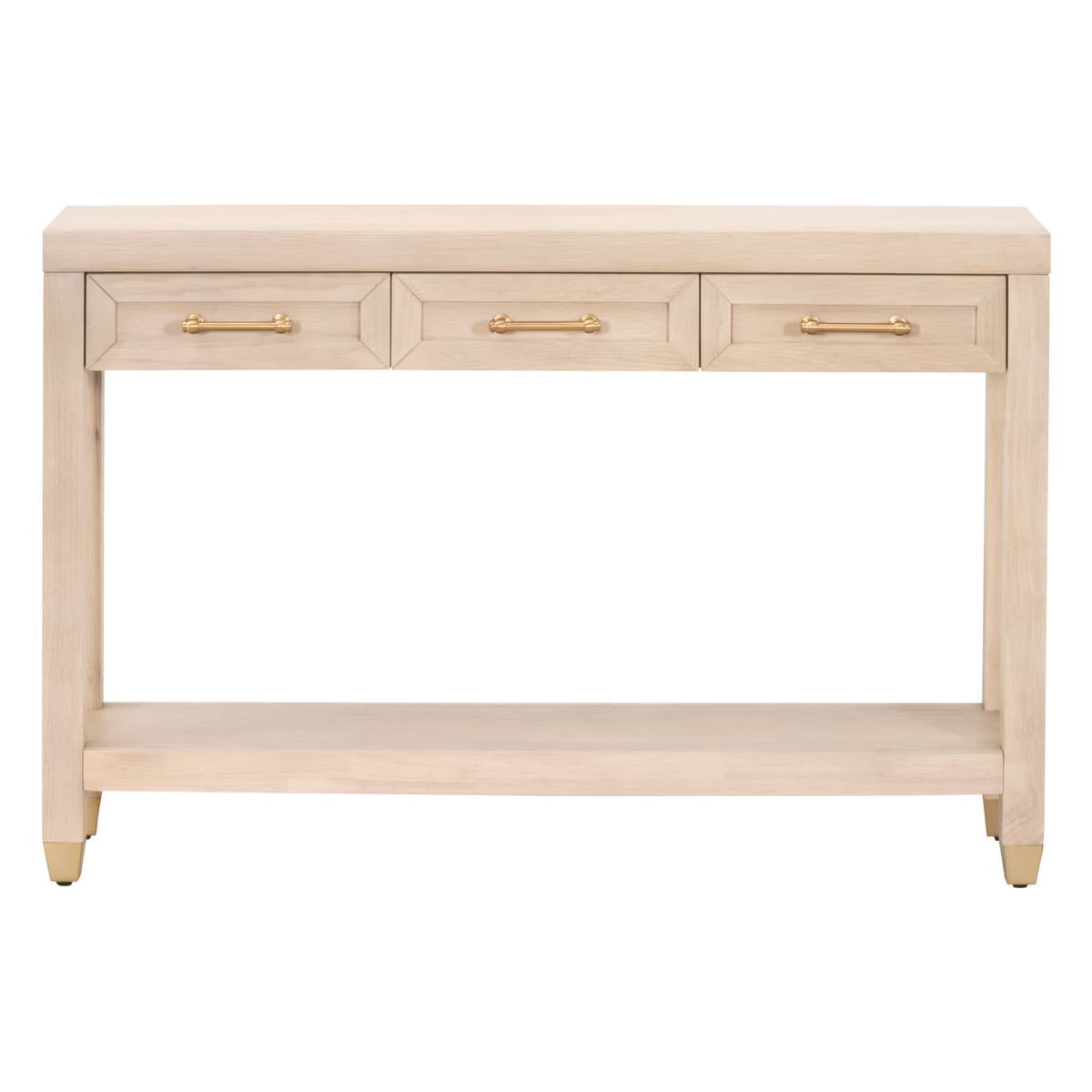 Essentials For Living Stella Narrow Console Table ~ Light Honey Oak - Image 1