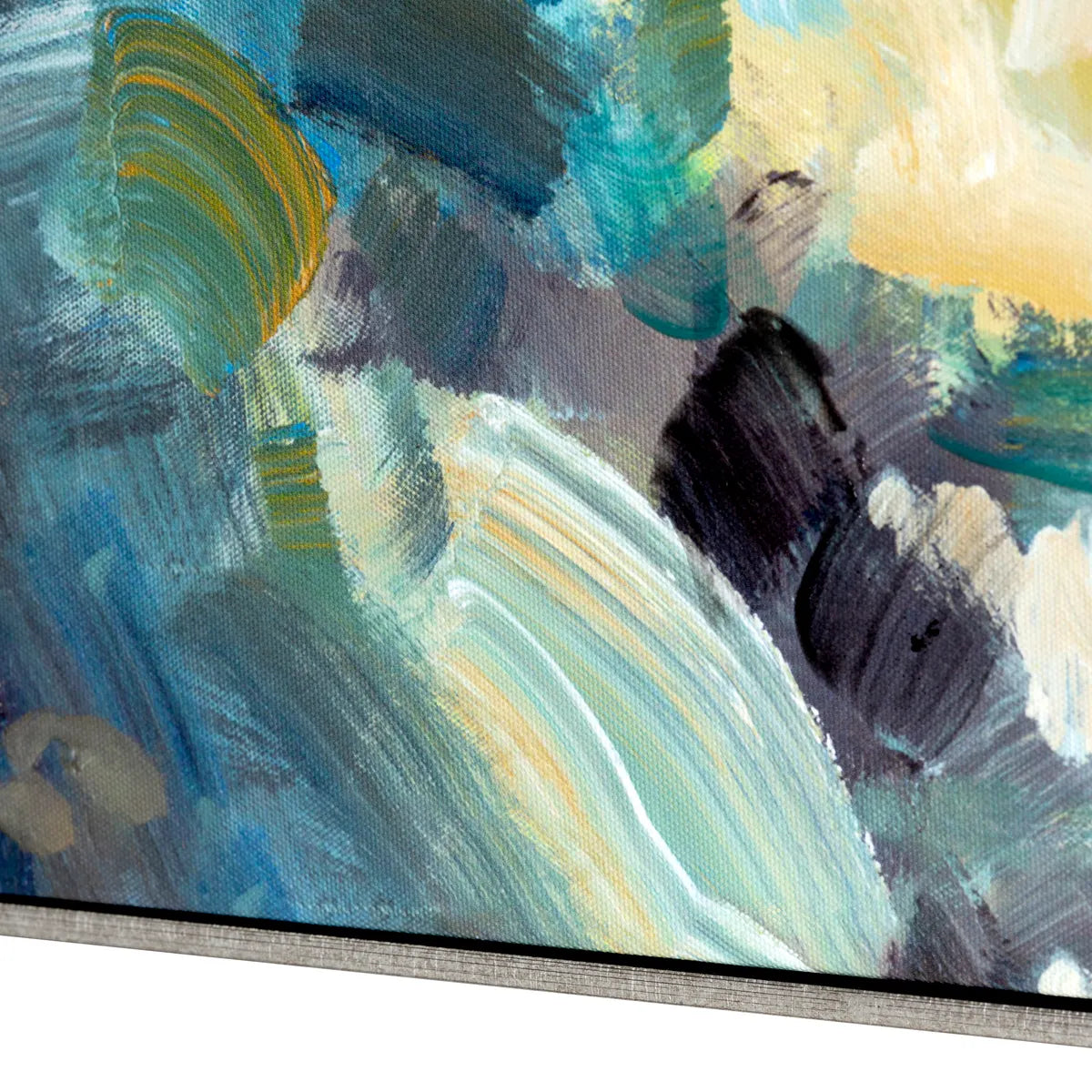 Crestview Collection Vibrant Hills Vibrant Blues, Greens, And Orange Wall Art - Image 2
