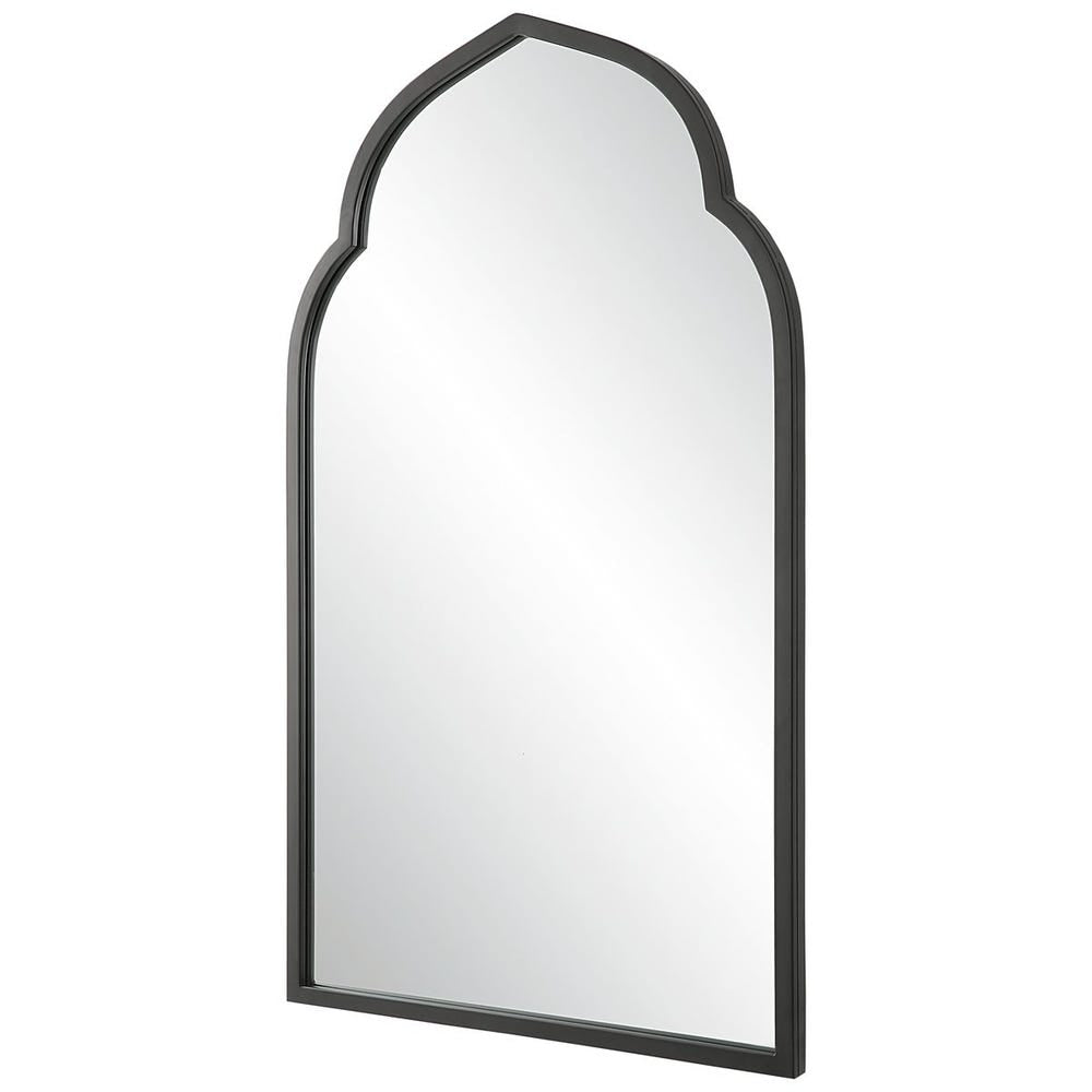 Uttermost Kenitra Matte Black Arch Mirror - Image 3