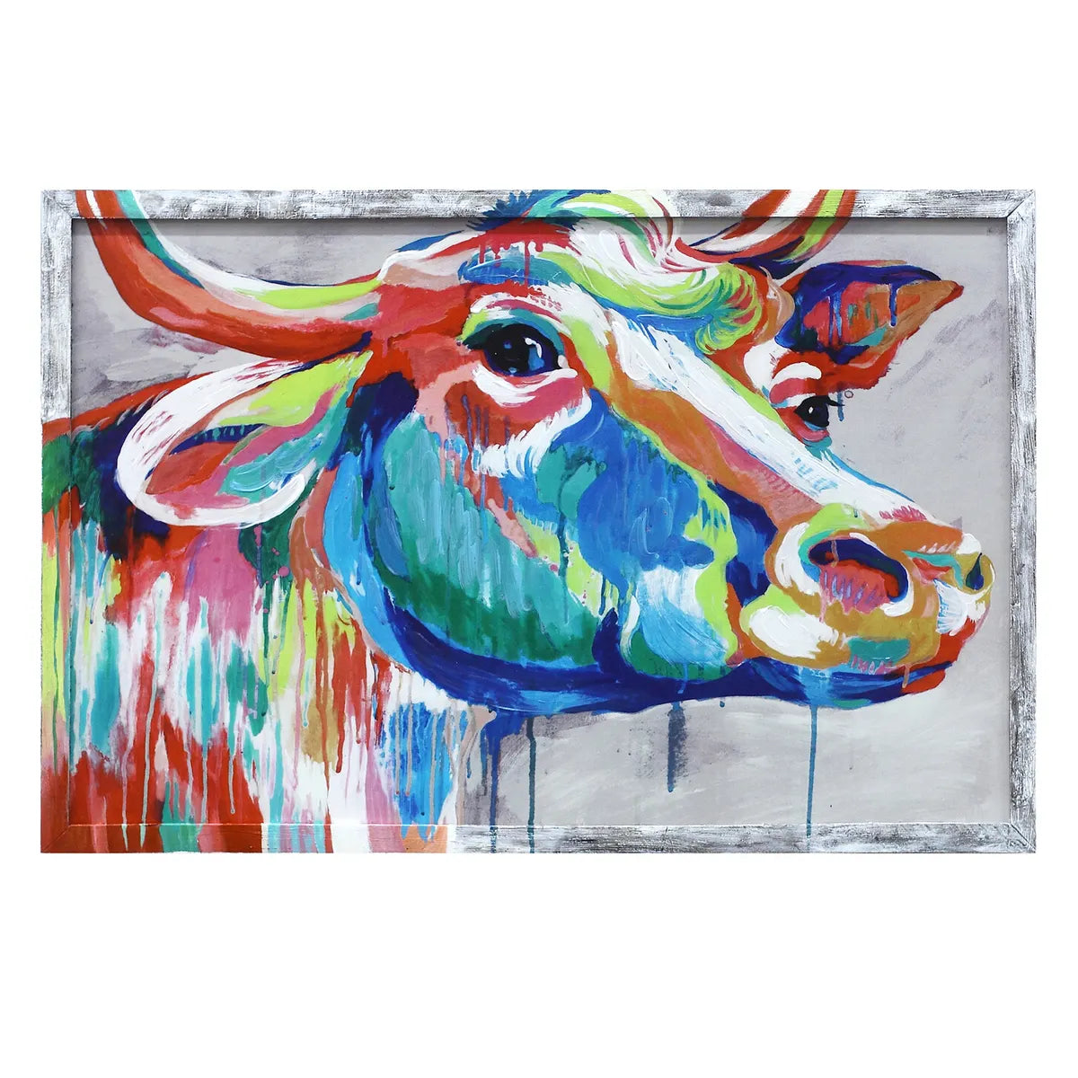 Crestview Collection Mini Big Ed Multi Color Wall Art - Image 1