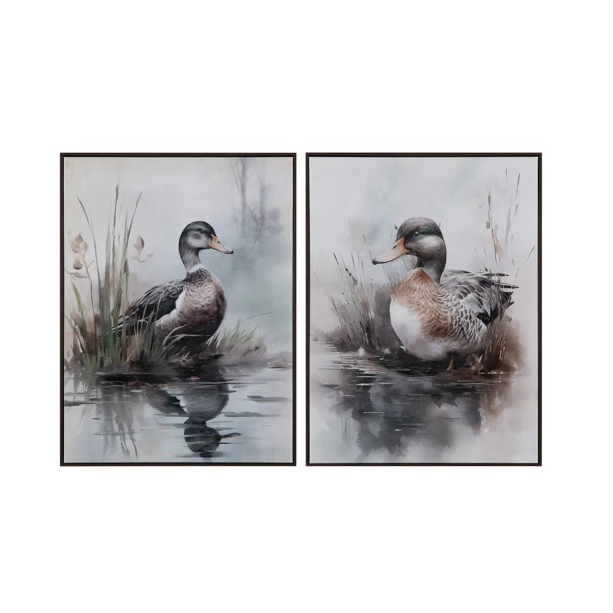 Crestview Collection Laying Low Duck Wall Art ~ Set Of 2 - Image 2