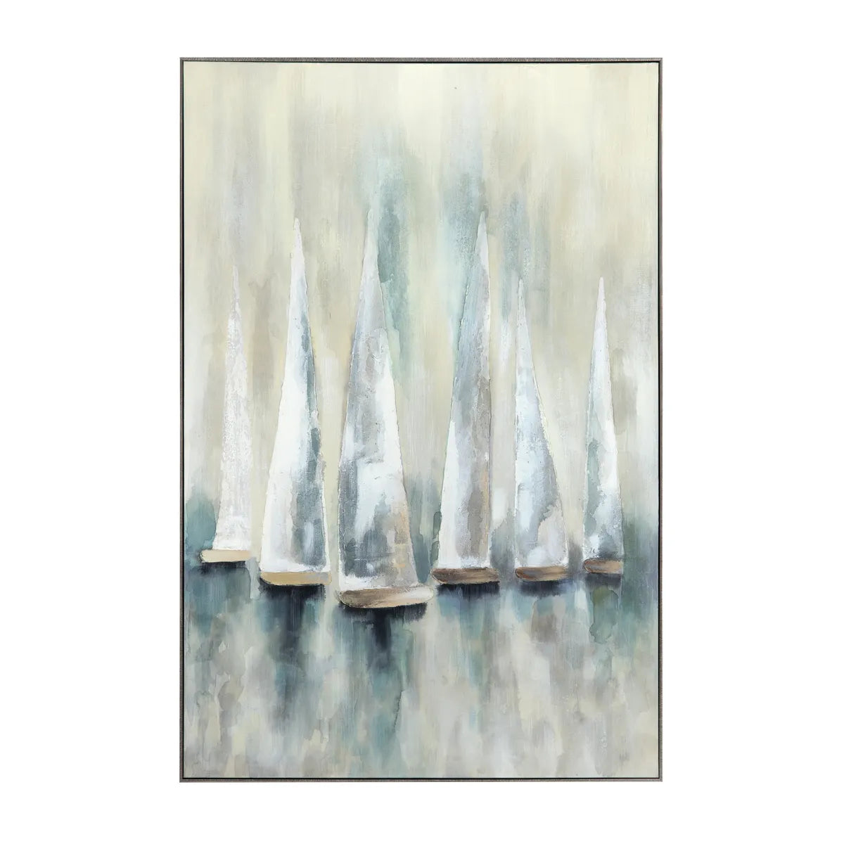 Crestview Collection Stowe Sail Coastal Wall Art - Image 1
