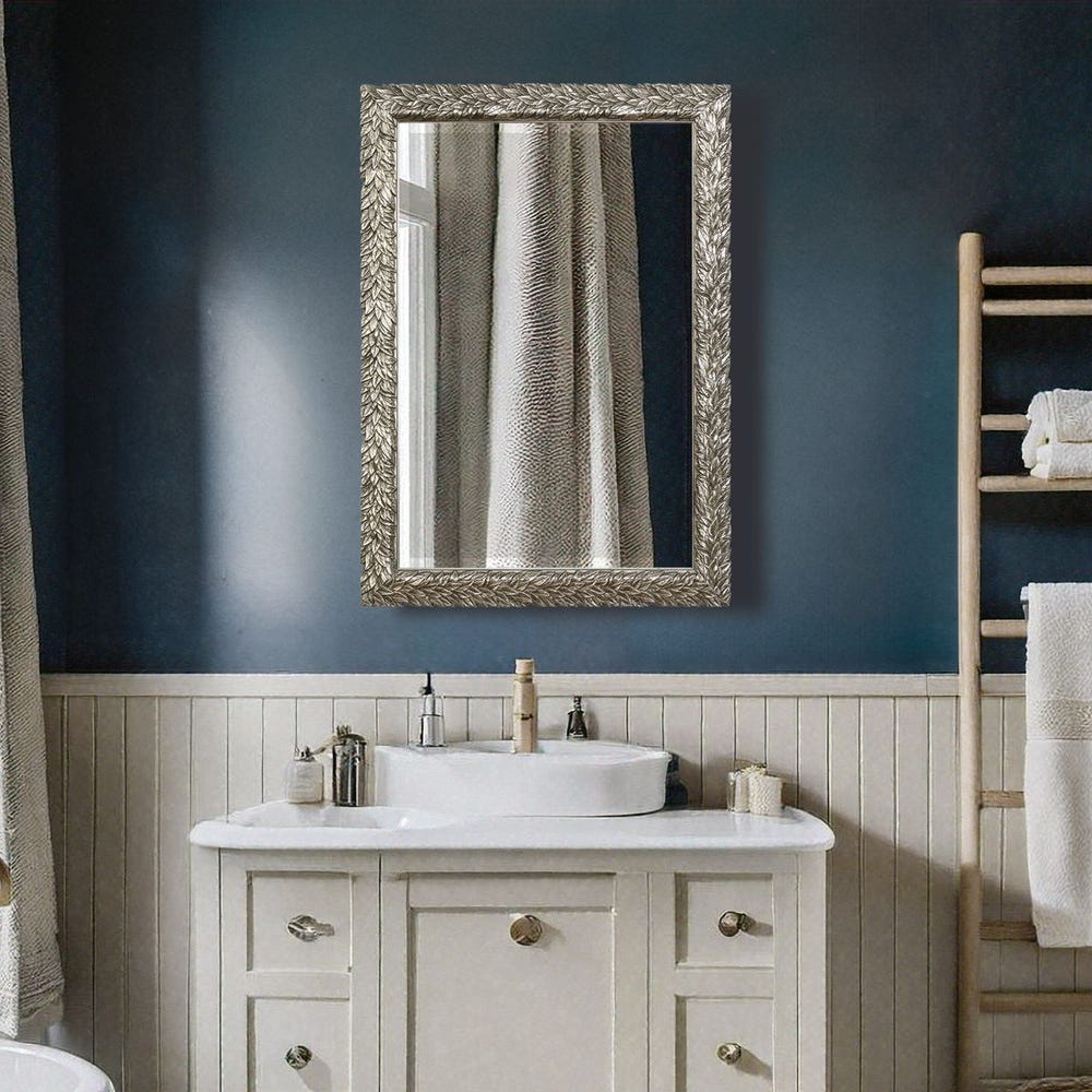 Uttermost Evelina Burnished Metallic Silver Mirror - Image 1