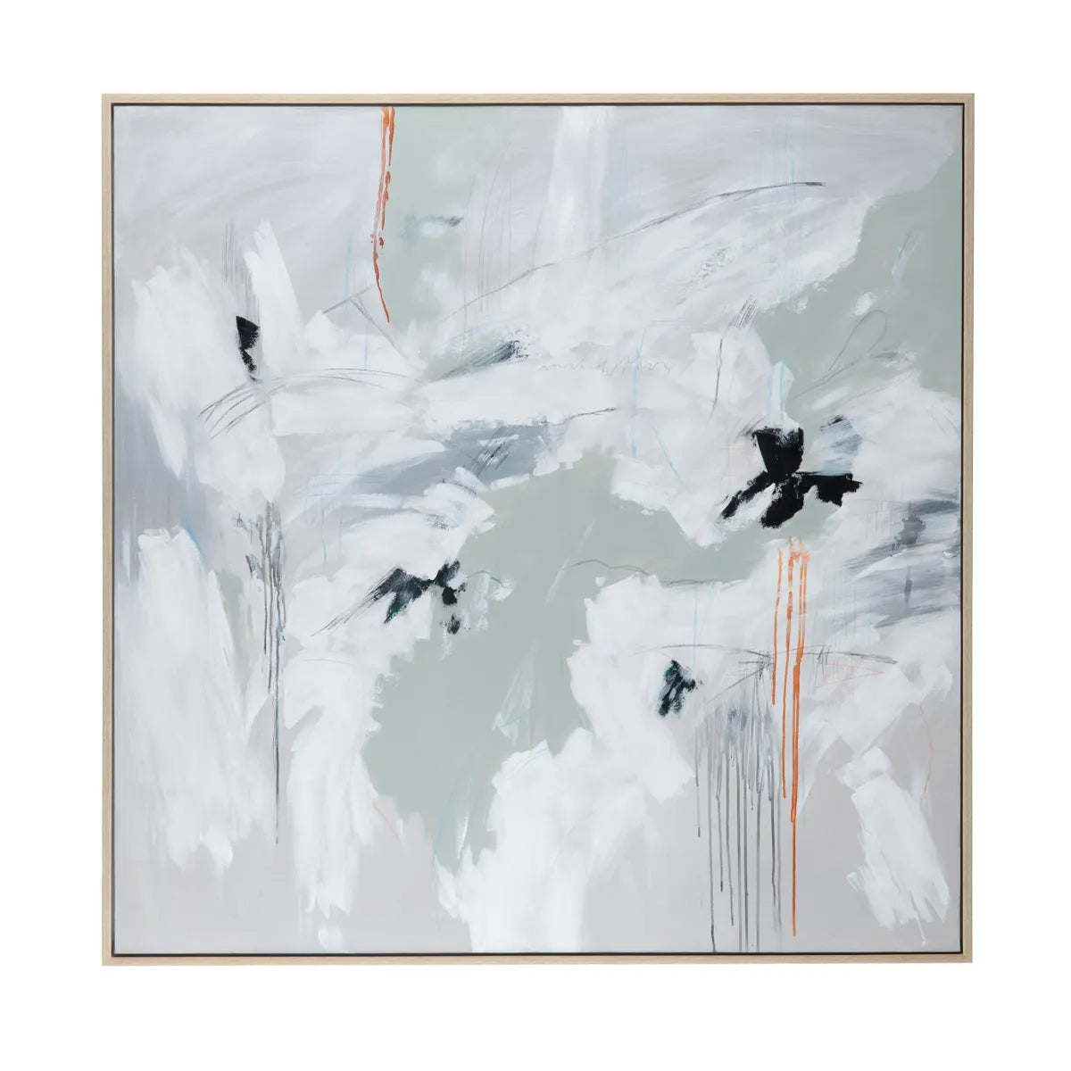 Crestview Collection Composure Hand Finished Wall Art - Image 1