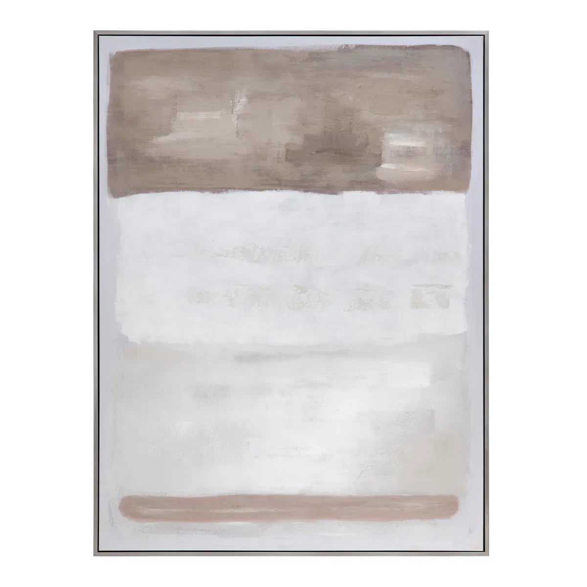 Crestview Collection Tan Lines 2 Abstract Painting Wall Art - Image 2