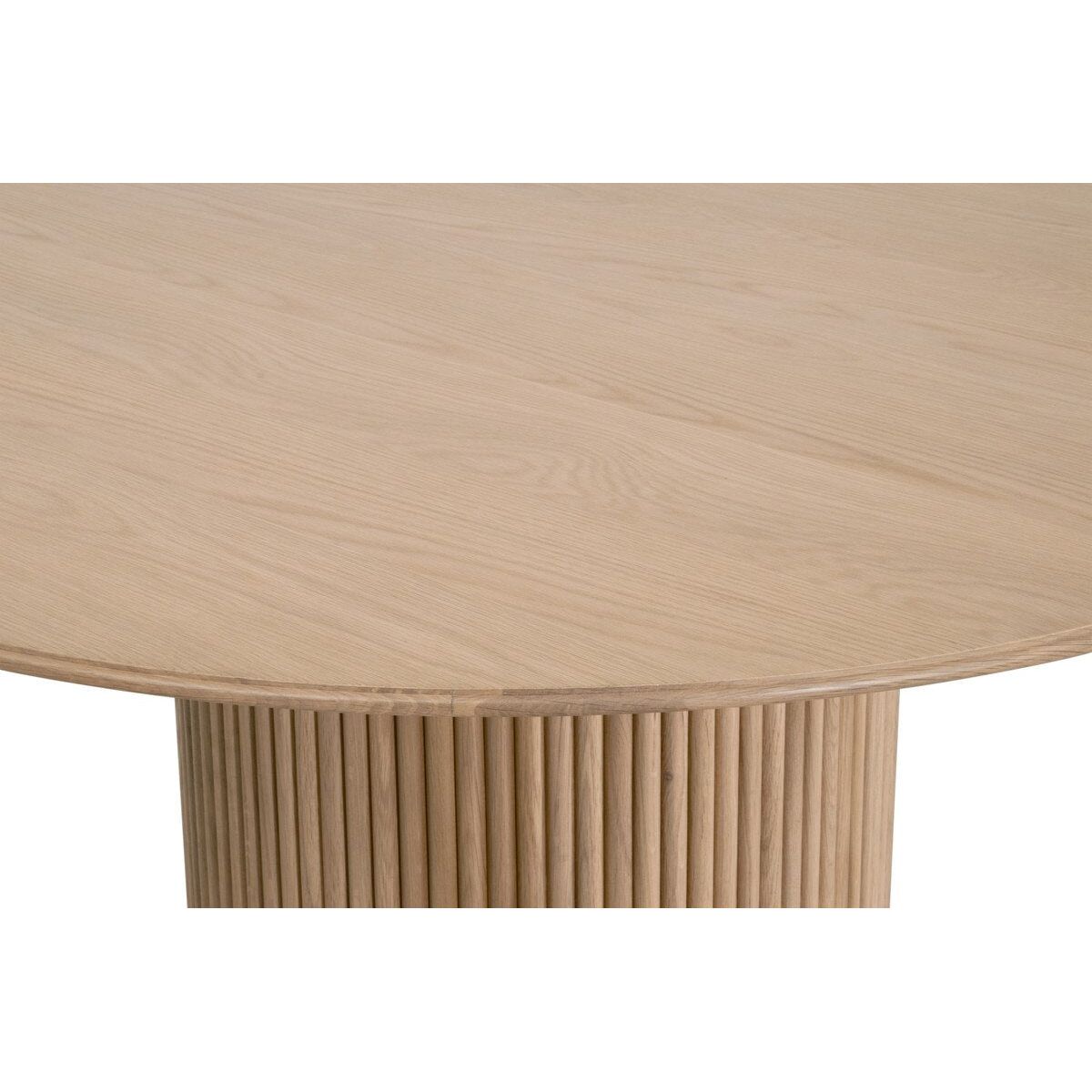 Essentials For Living Belfast 54” Round Dining Table ~ Natural Oak - Image 3