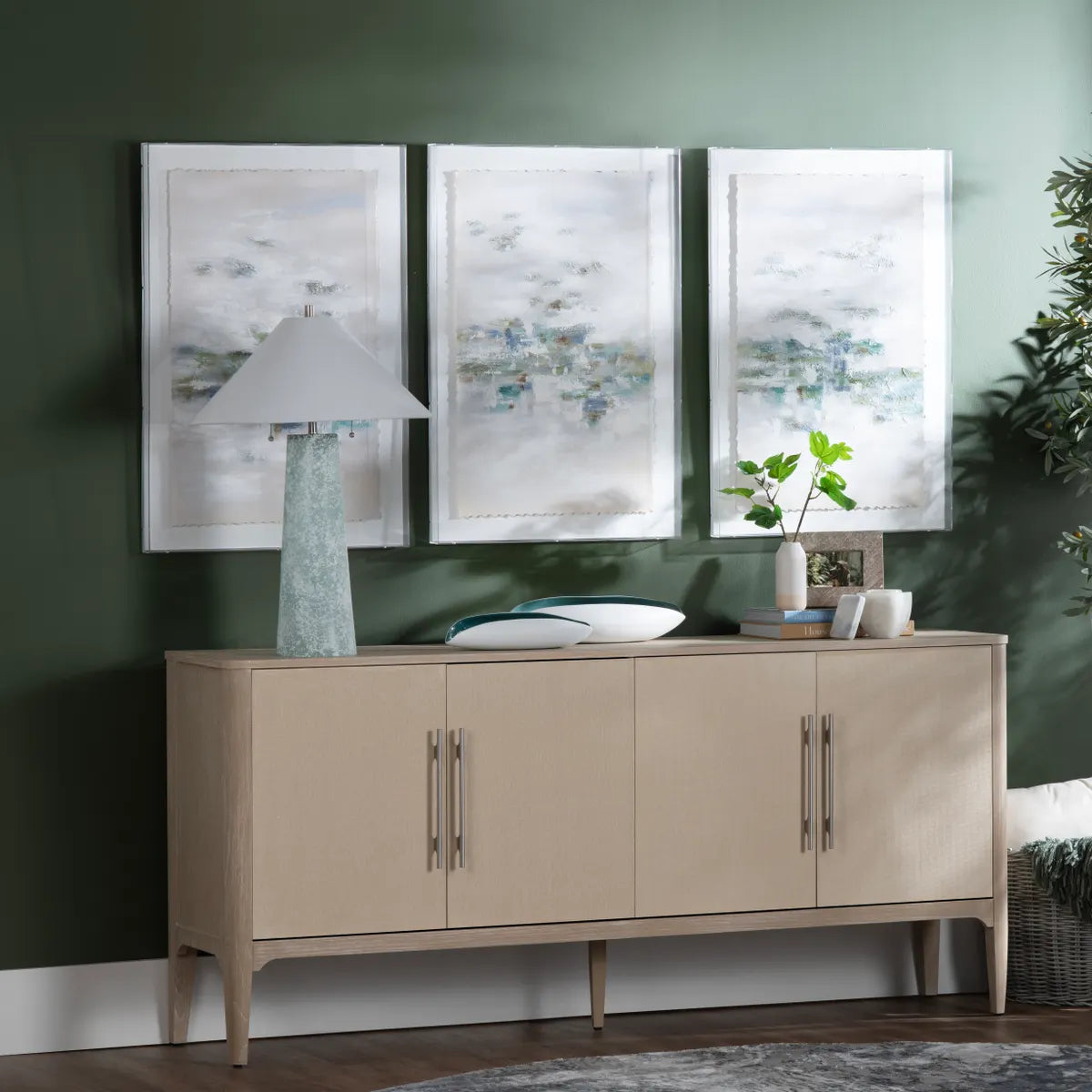 Crestview Collection Adair 1 Shadow Box Painting Wall Art - Image 3