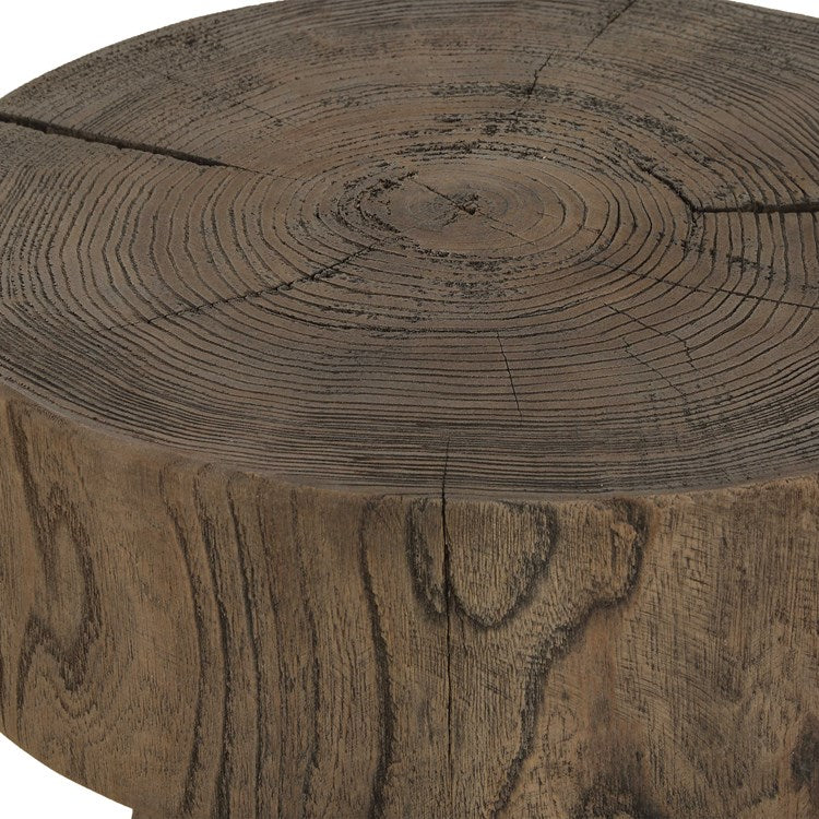 Uttermost Tree Trails Reclaimed Wood Round Side Table - Image 3