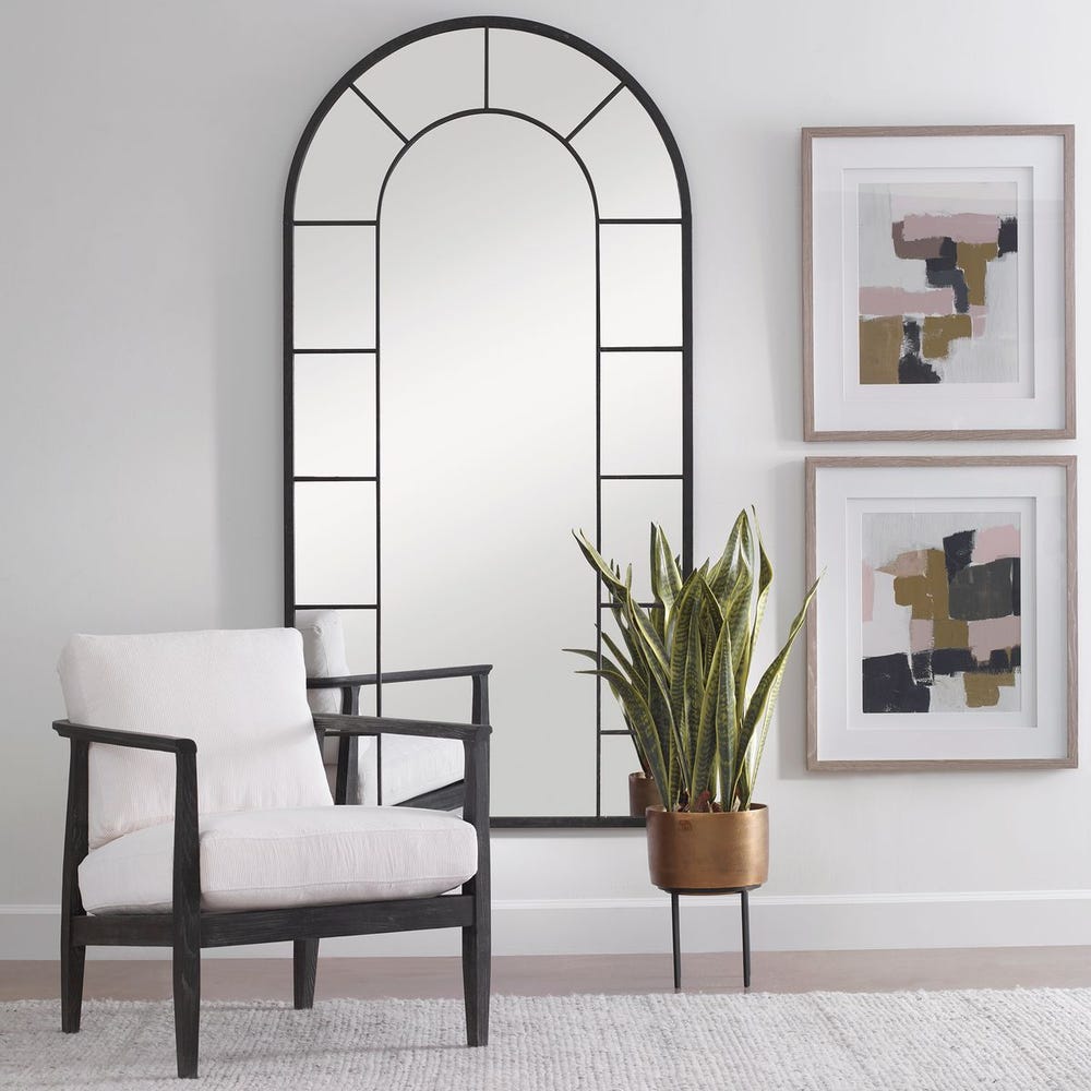 Uttermost Dillingham Light Rust Arch Mirror - Image 1