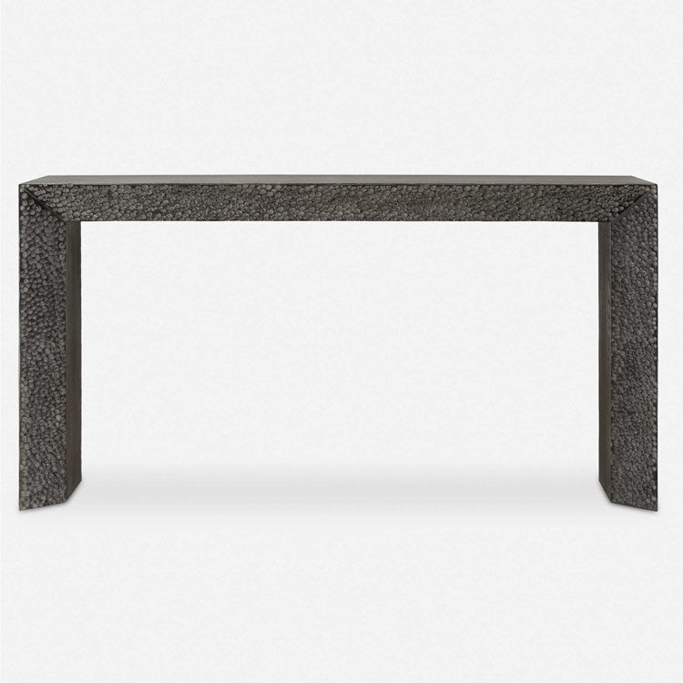 Uttermost Thoreau  Ebony Textured Elm Organic Console Table - Image 2