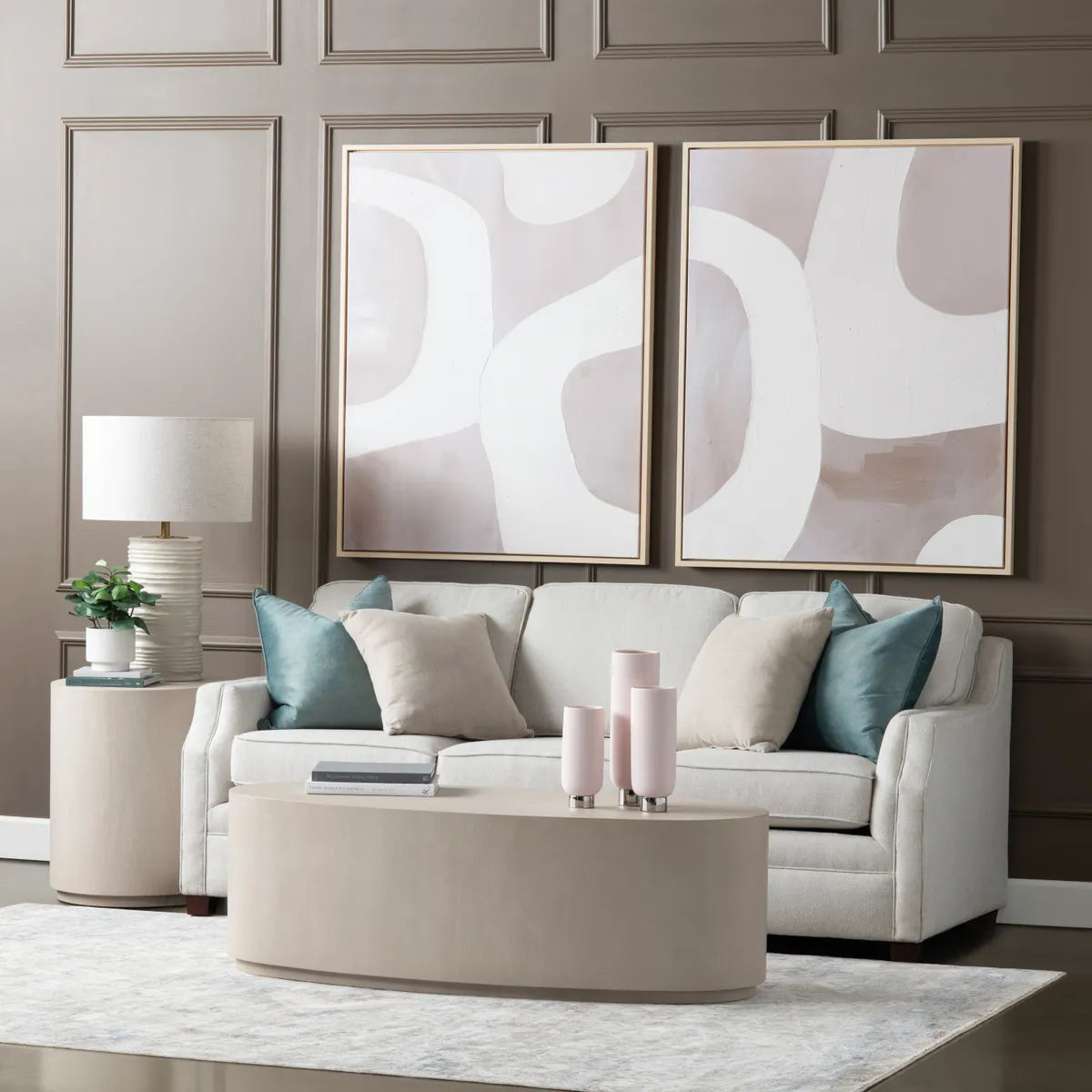 Crestview Collection Caldwell Abstract Design Wall Art ~ Set Of 2 - Image 2