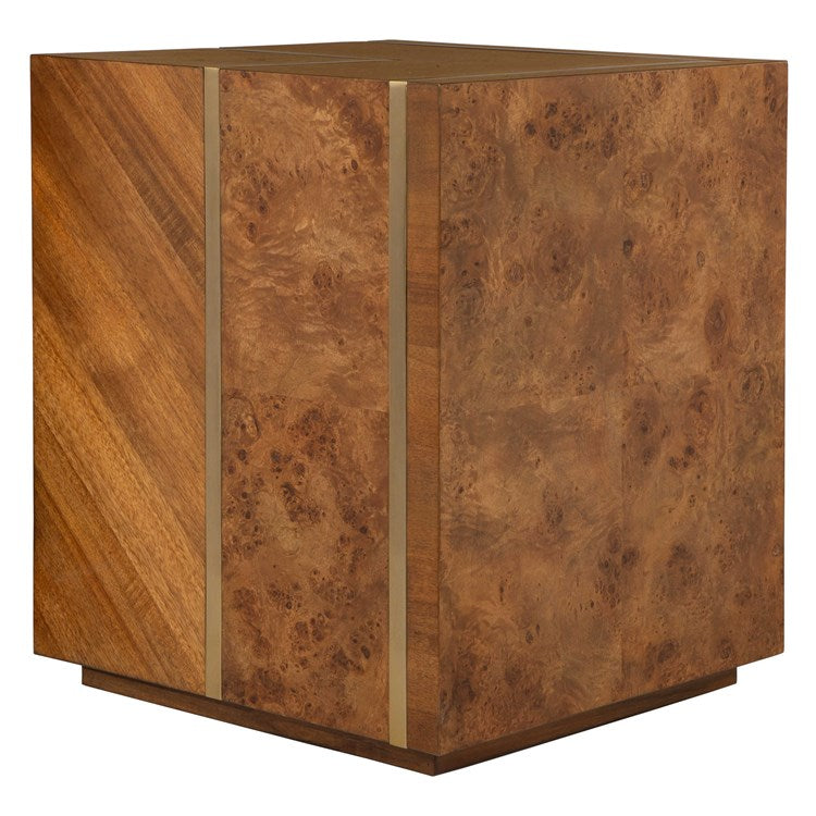 Uttermost Seven Wonders Maple Burl Wood Accent Table - Image 3