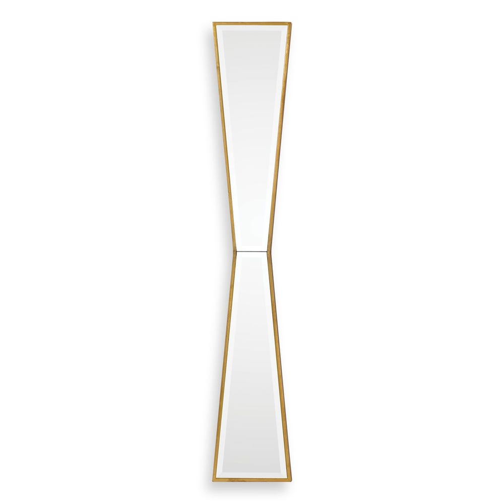 Uttermost Corbata Bow Tie Antique Gold Leaf Mirror - Image 3
