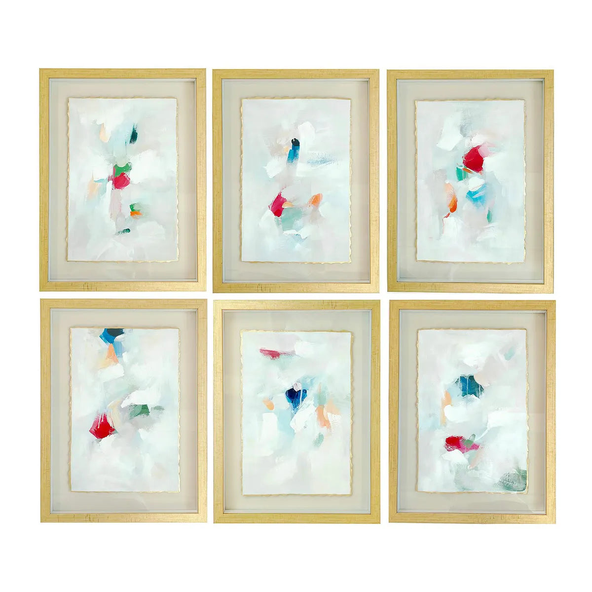 Crestview Harrington Glass Shadow Boxes Wall Art ~ Set Of 6 - Image 1