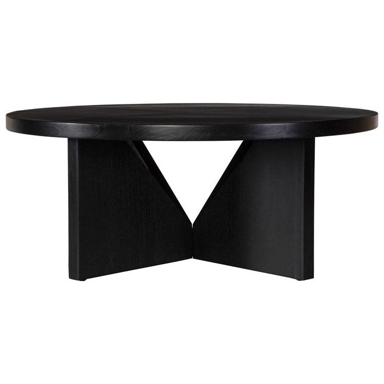 Uttermost Nadette Dark Espresso Angular Wood Coffee Table - Image 2