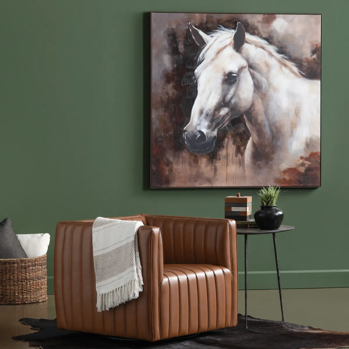Crestview Collection Meadows Hand Finished Wall Art - Image 1