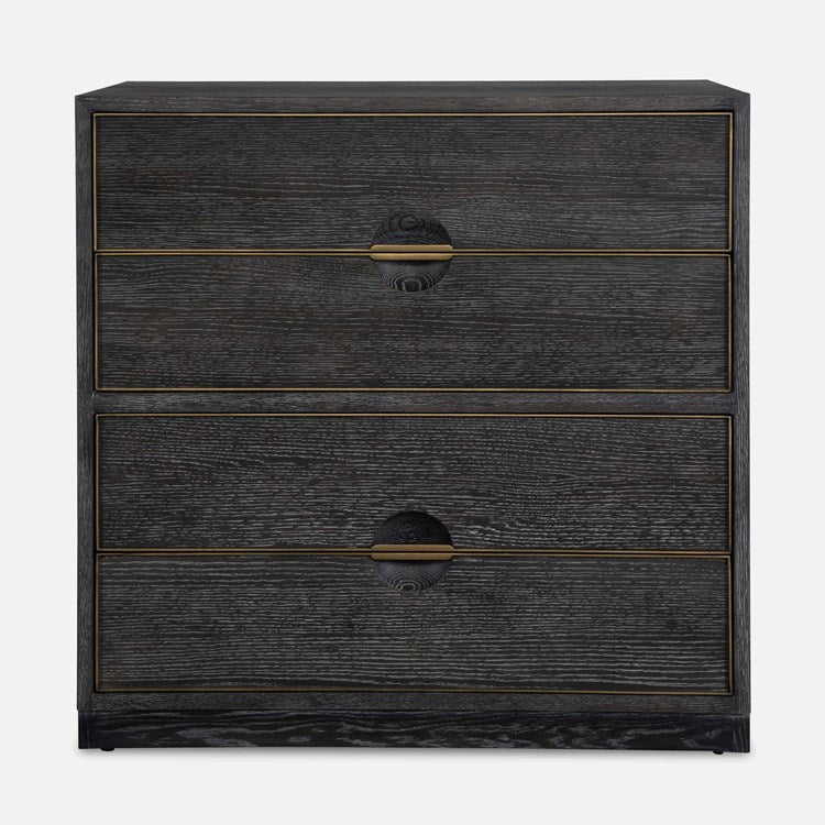 Uttermost Besos Dark Walnut 4 Drawer Chest - Image 2