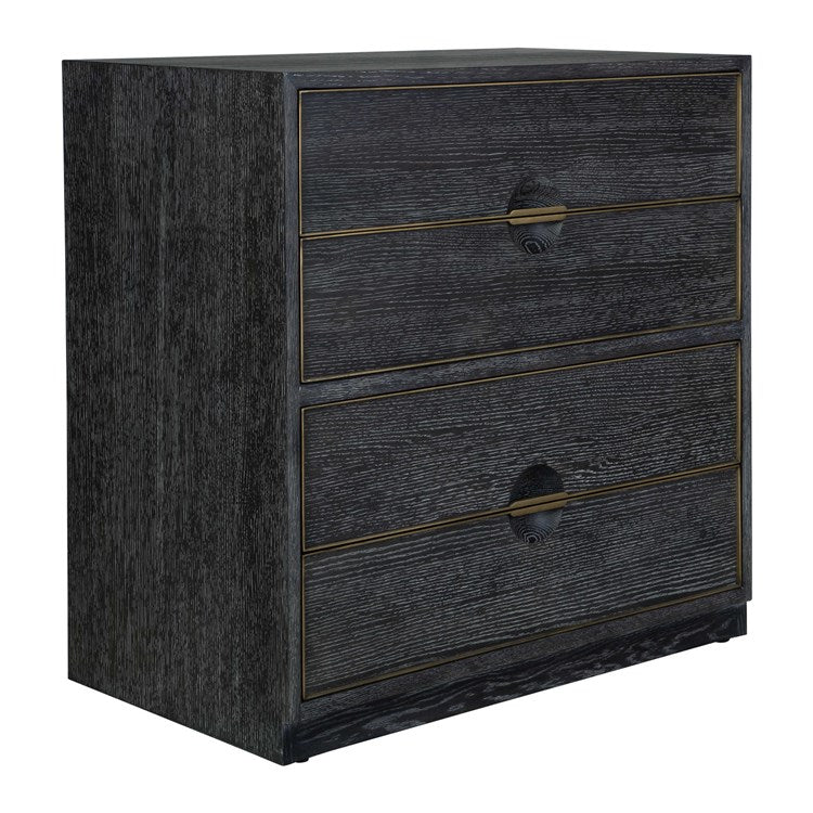 Uttermost Besos Dark Walnut 4 Drawer Chest - Image 3