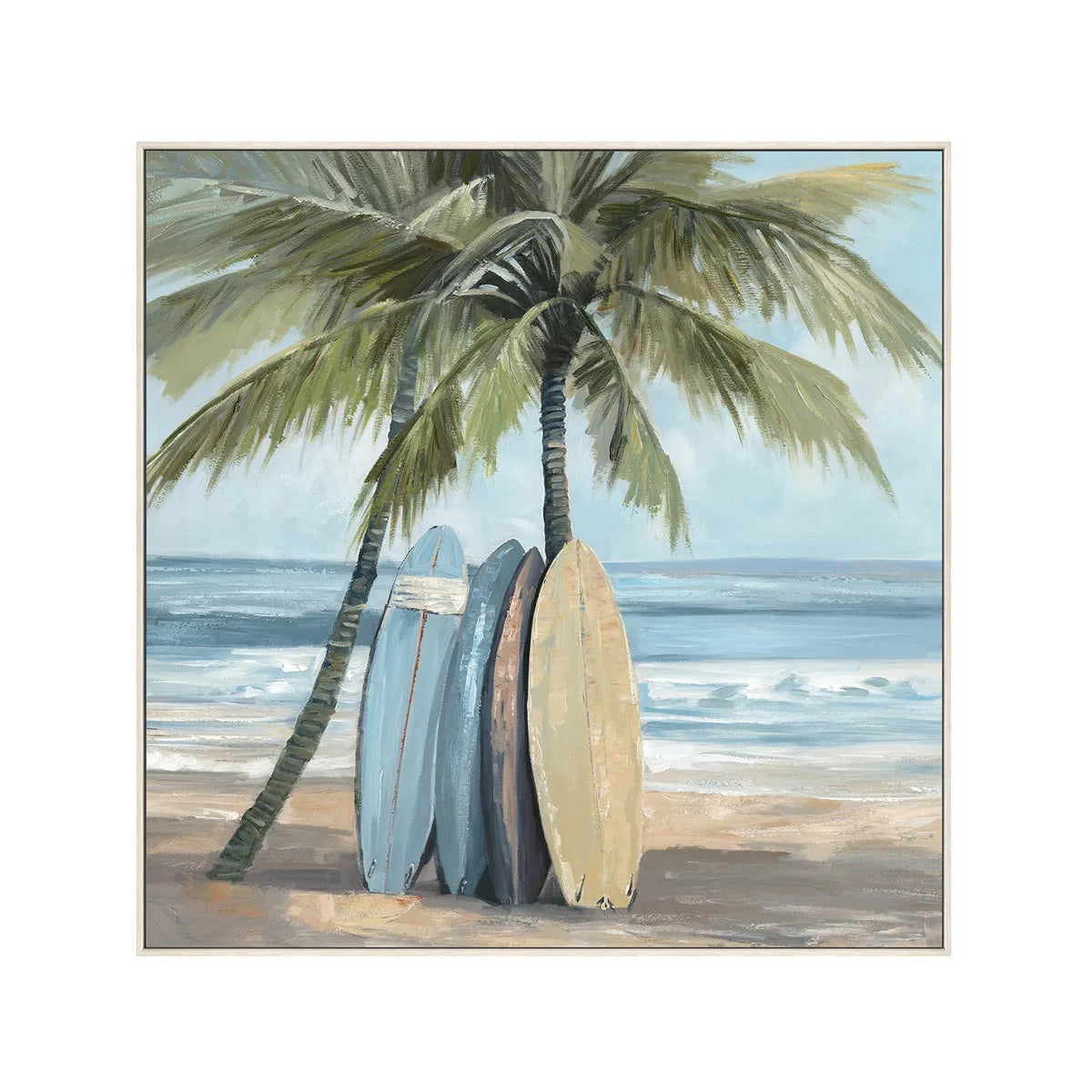 Crestview Collection Sun & Surf Hand Painted Wall Art - Image 1