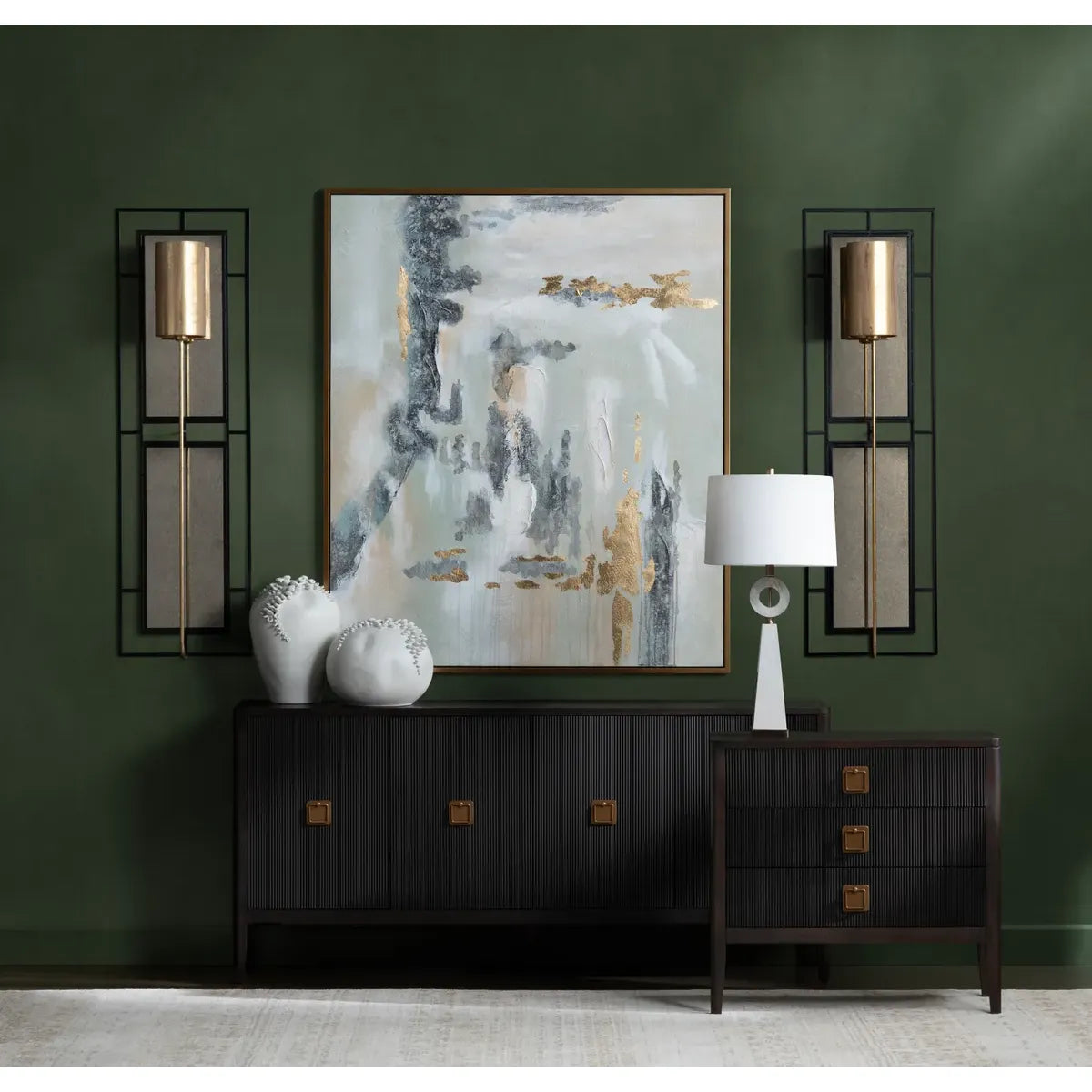 Crestview Collection Peace Of Mind Hand Finished Wall Art - Image 1