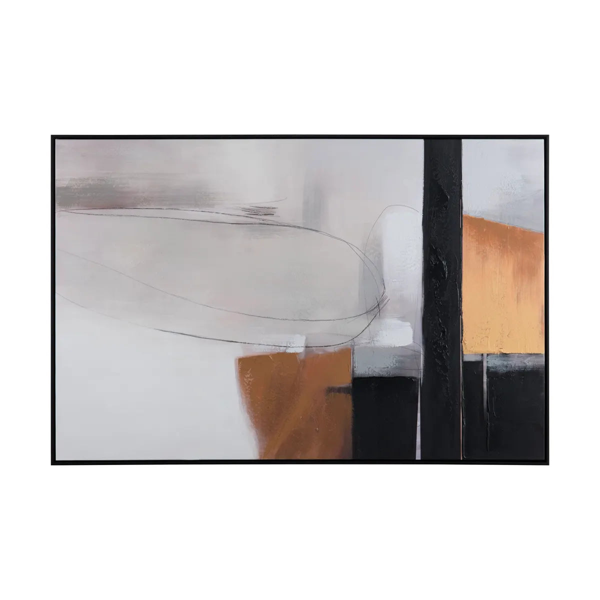 Crestview Collection Straight Away Hand Finished Wall Art - Image 2