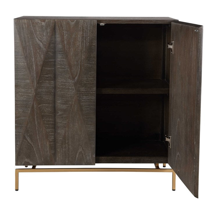 Uttermost Marico Ebony 2 Door Cabinet - Image 3