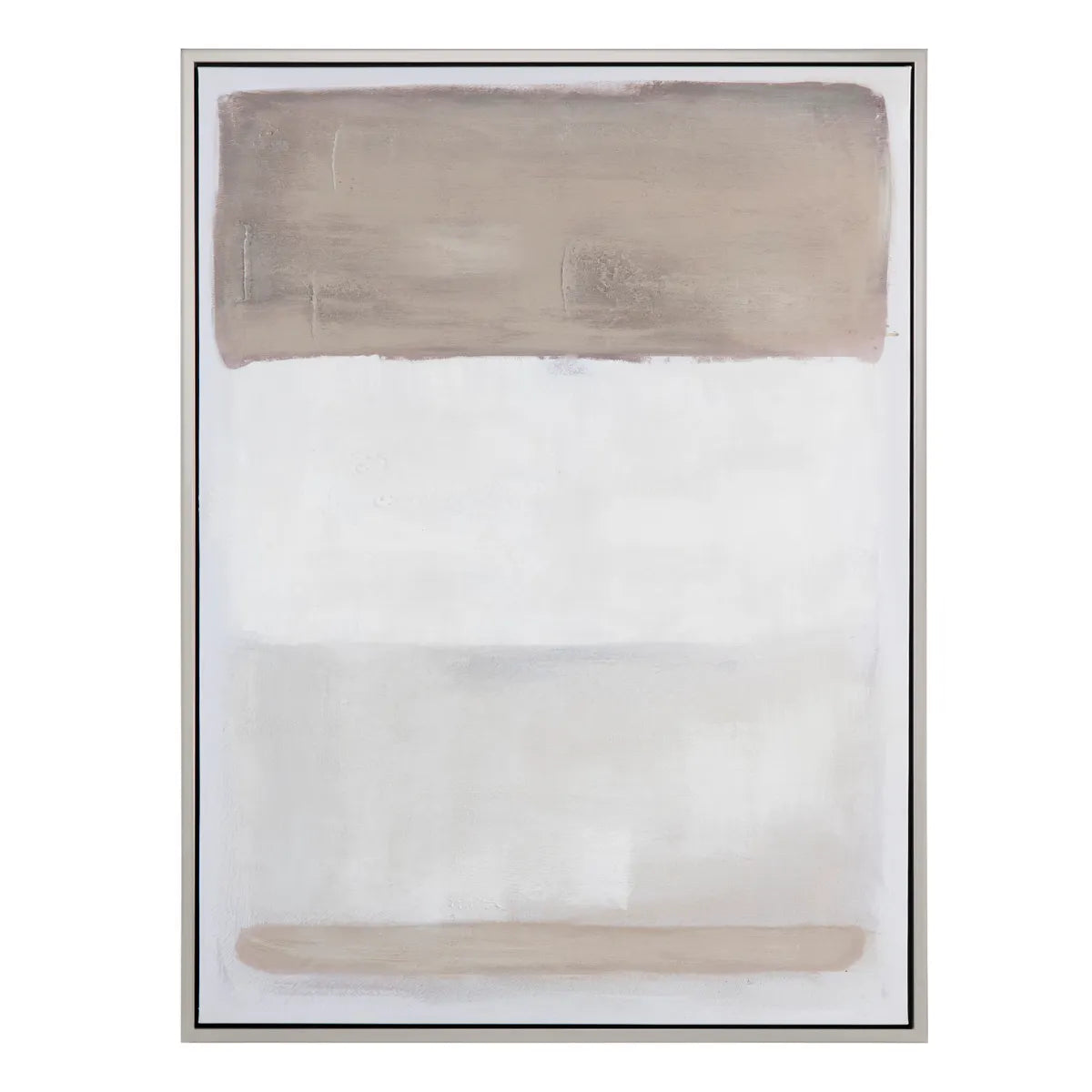 Crestview Collection Tan Lines 1 Color Block Wall Art - Image 2
