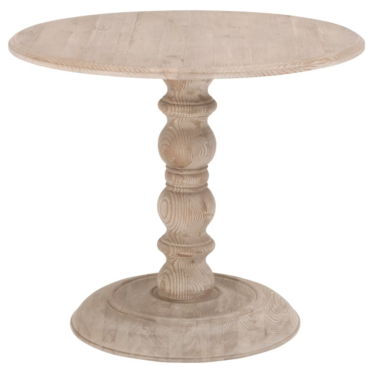Essentials For Living Chelsea 36” Round Dining Table ~ Smoke Gray Pine - Image 2