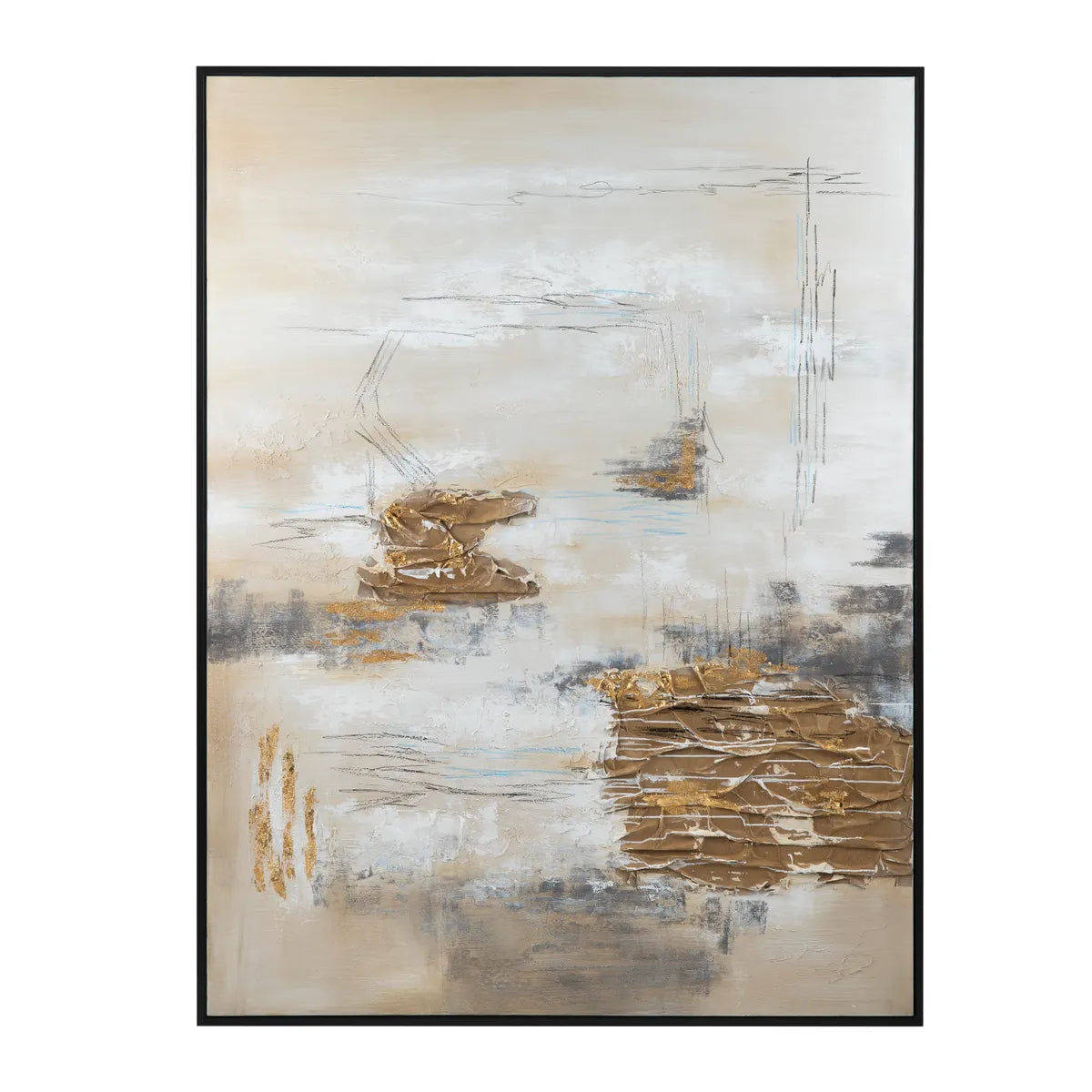 Crestview Collection Calm, Cool, Collected Hand Finished Wall Art - Image 2