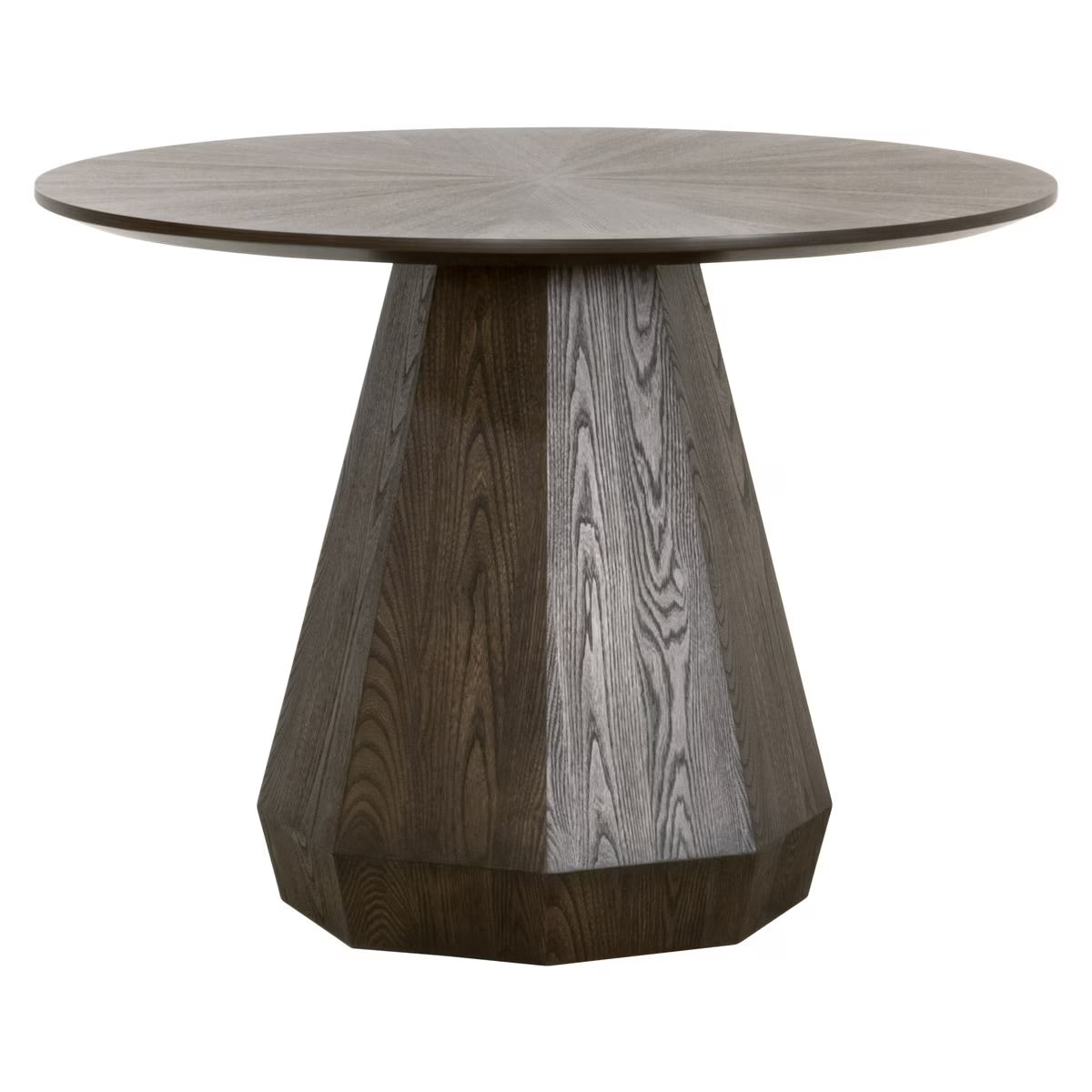 Essentials For Living Coulter 42” Round Dining Table ~ Burnished Brown Ash - Image 2