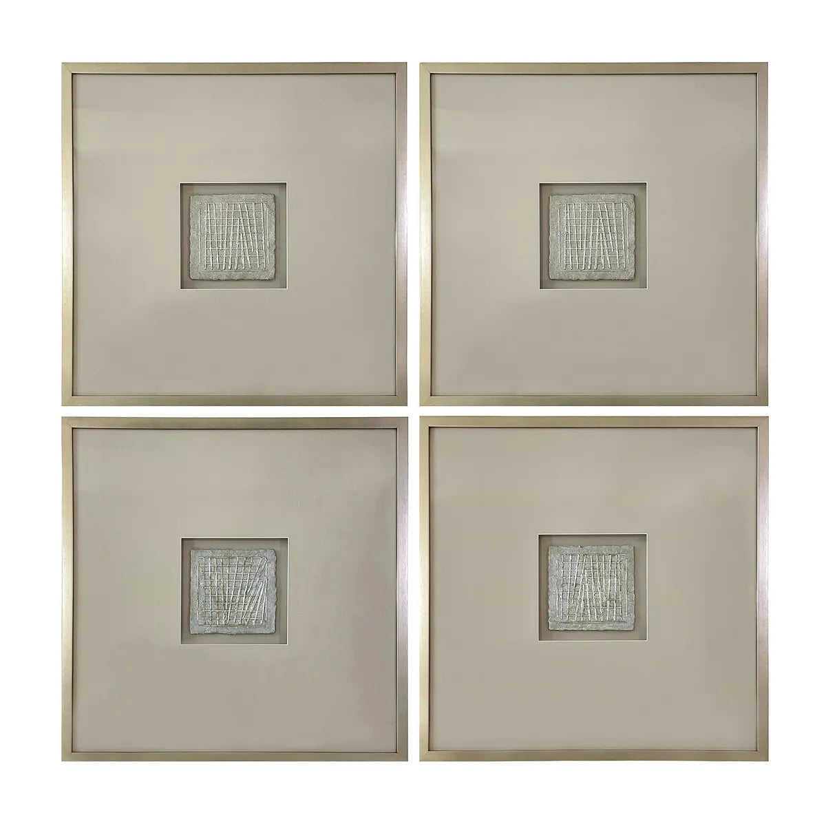 Crestview Collection Forsythe 1 Modern Wall Art ~ Set Of 4 - Image 1
