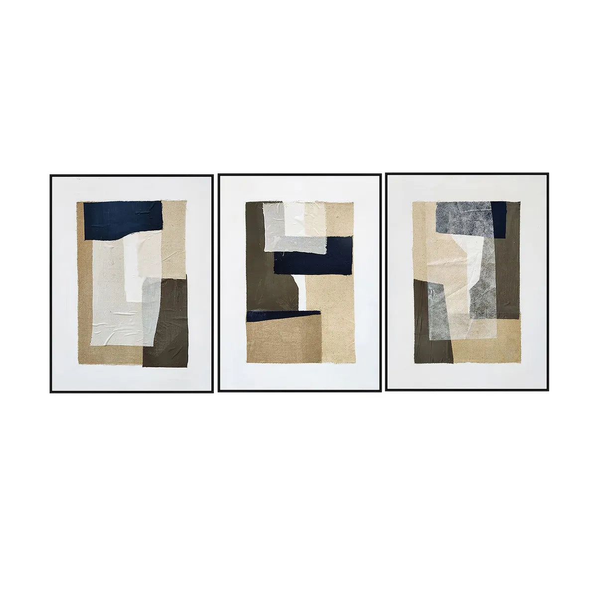 Crestview Collection Hardin Contemporary Wall Art ~ Set Of 3 - Image 1