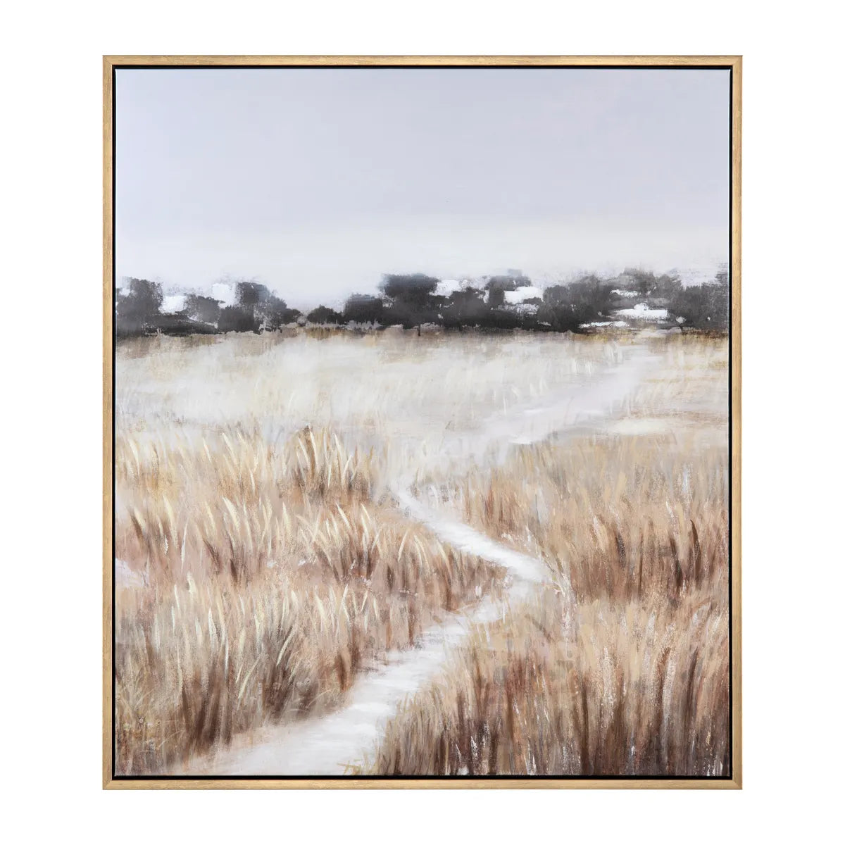 Crestview Collection The Lost Trail Hand Painted Canvas Wall Art - Image 2