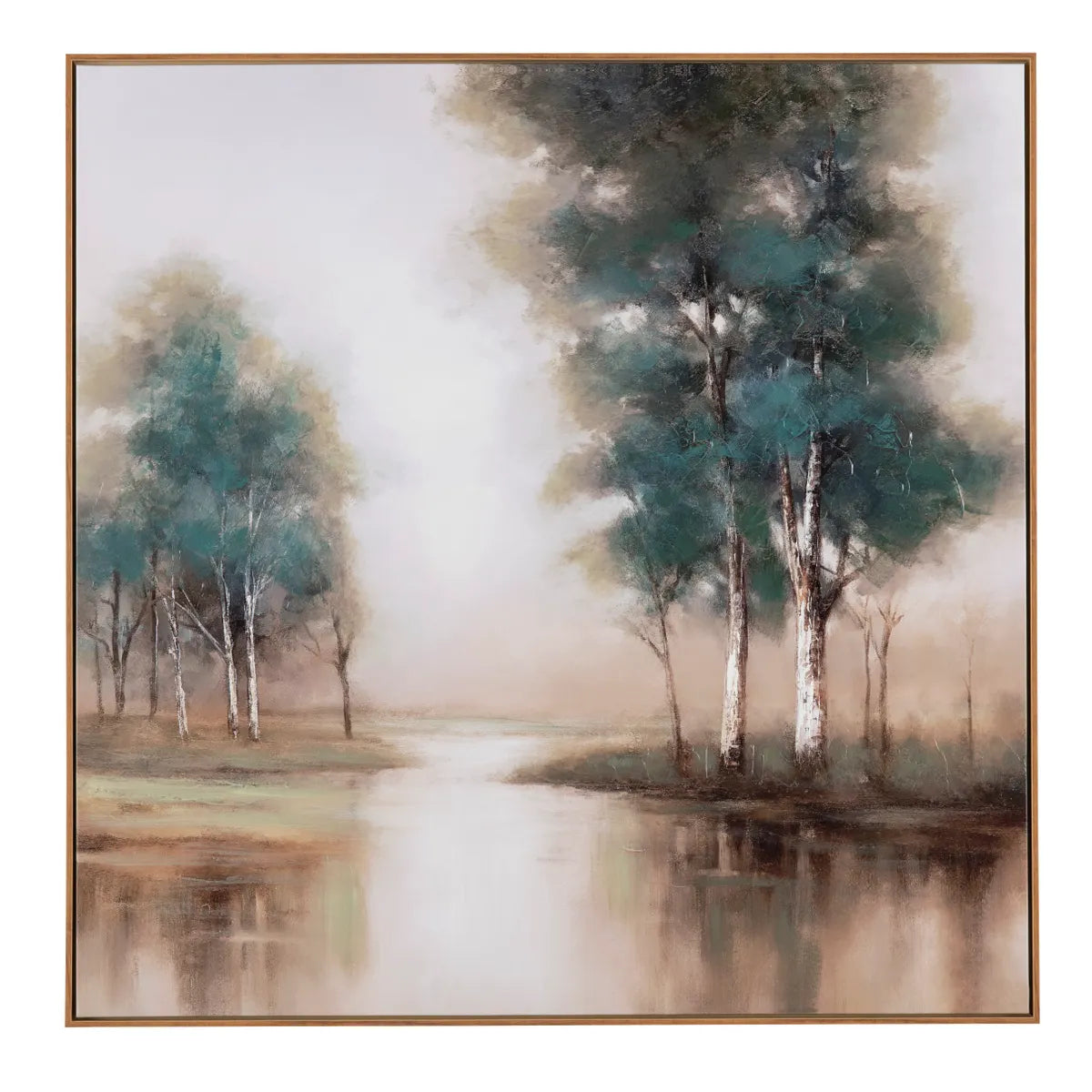 Crestview Collection Turquoise Creek Wall Art - Image 3