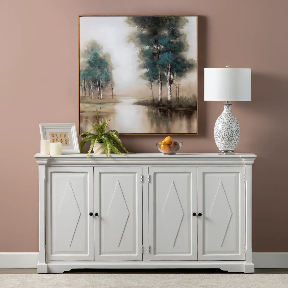 Crestview Collection Turquoise Creek Wall Art - Image 1