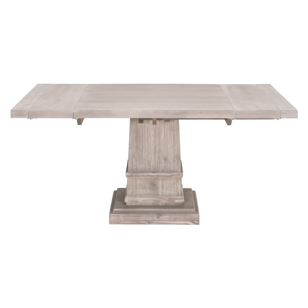 Essentials For Living Hudson 44” Square Extension Dining Table ~ Natural Gray Acacia - Image 1