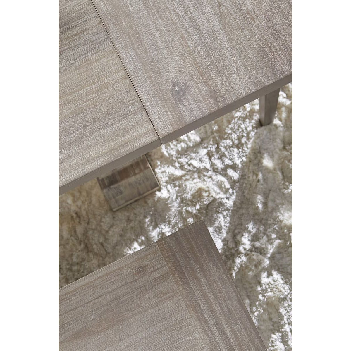Essentials For Living Hudson Extension Dining Table ~ Natural Gray Acacia - Image 3