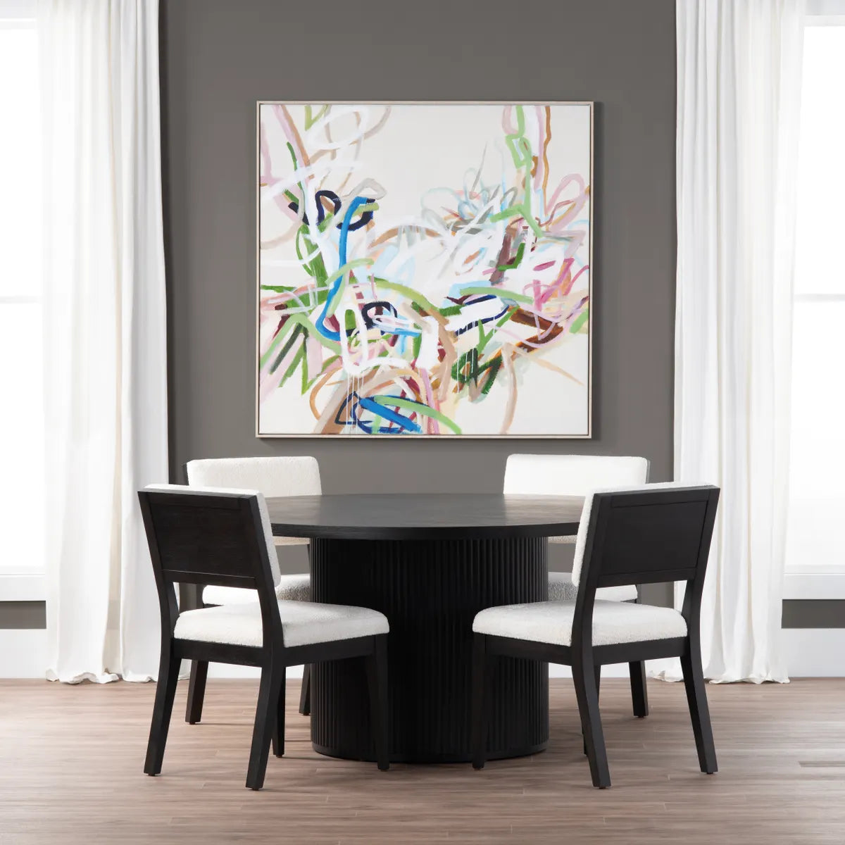 Crestview Collection Chaotic Harmony High Modern Wall Art - Image 1