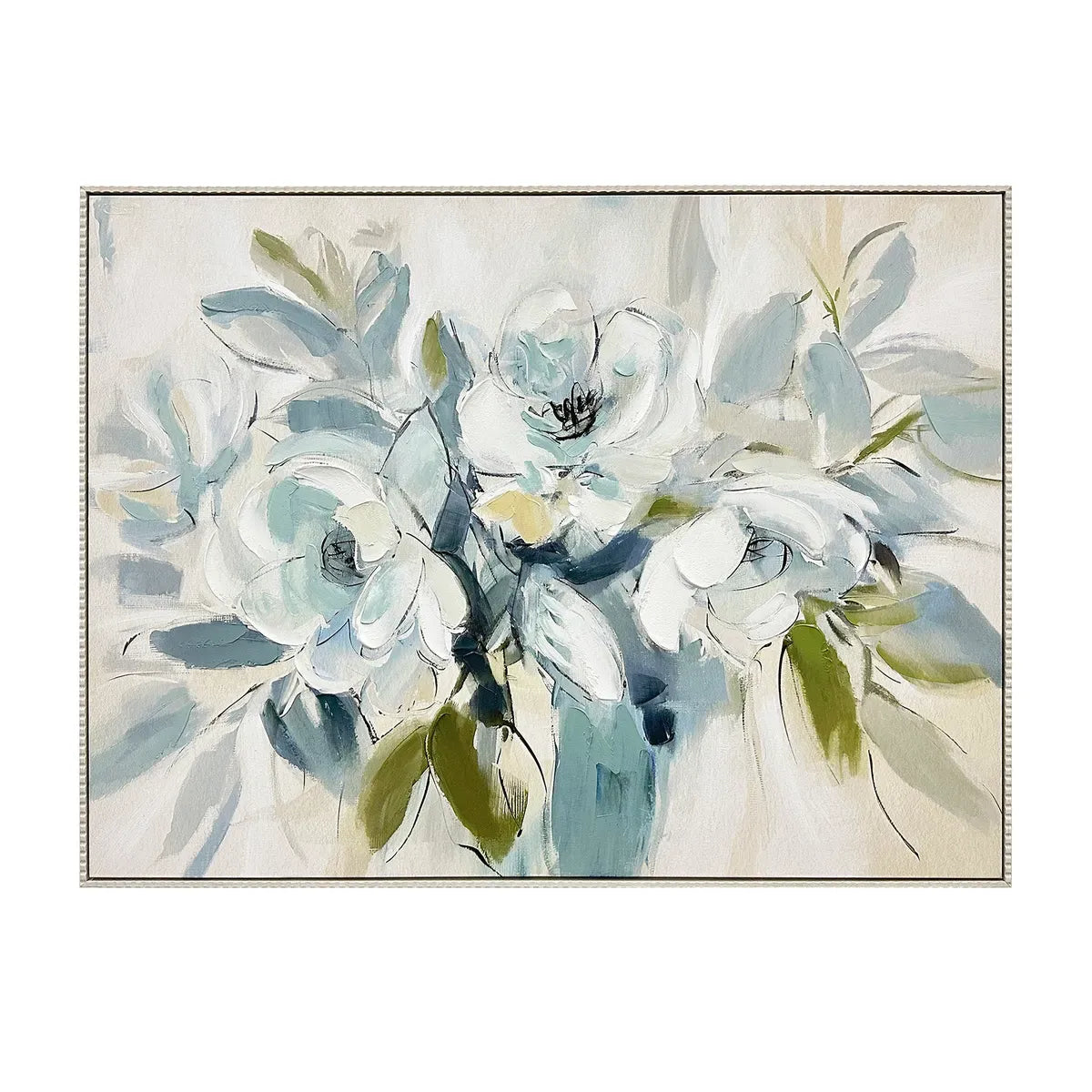 Crestview Collection Labelle Hand Painted Canvas Wall Art - Image 1