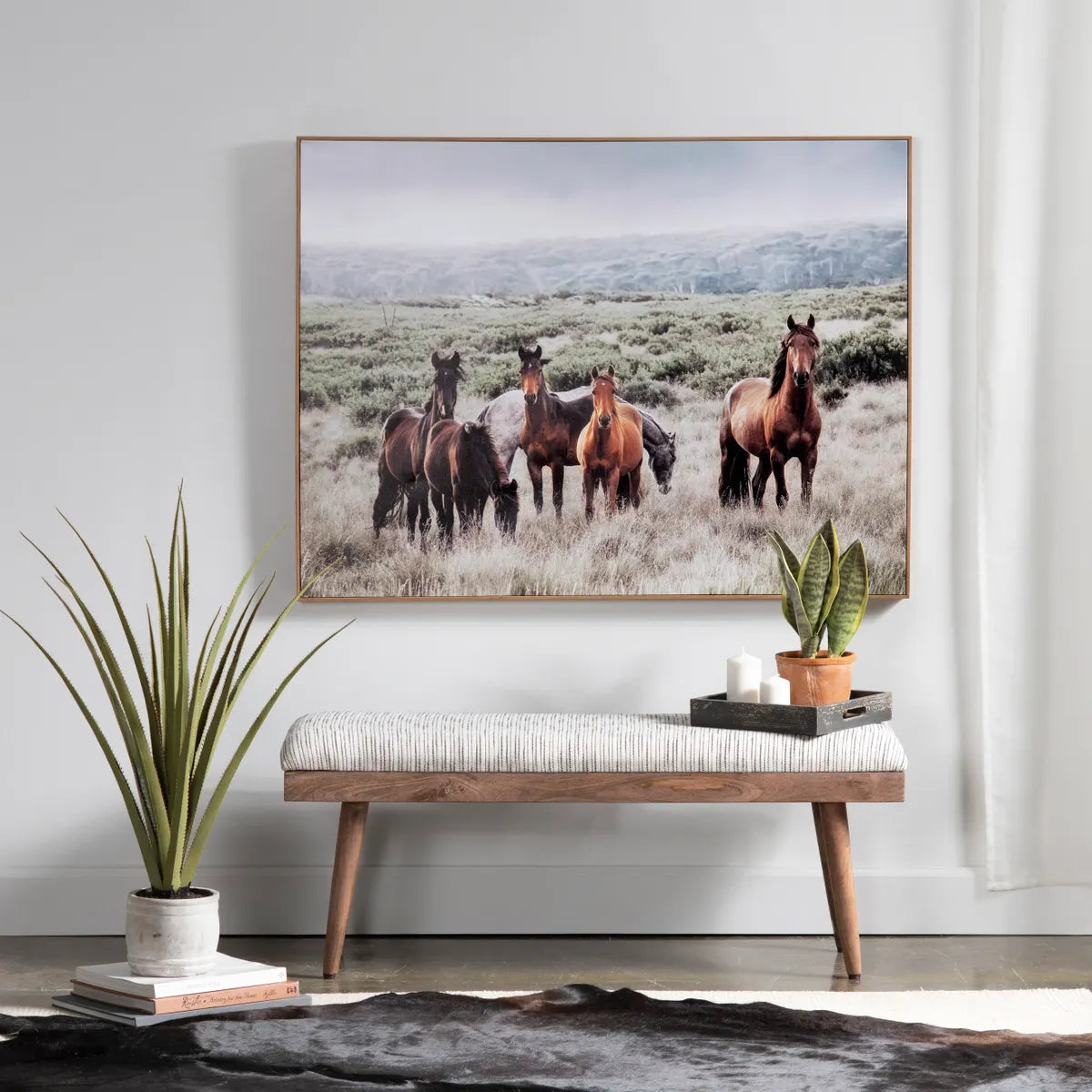 Crestview Collection Wyatt Canvas Print Wall Art - Image 1