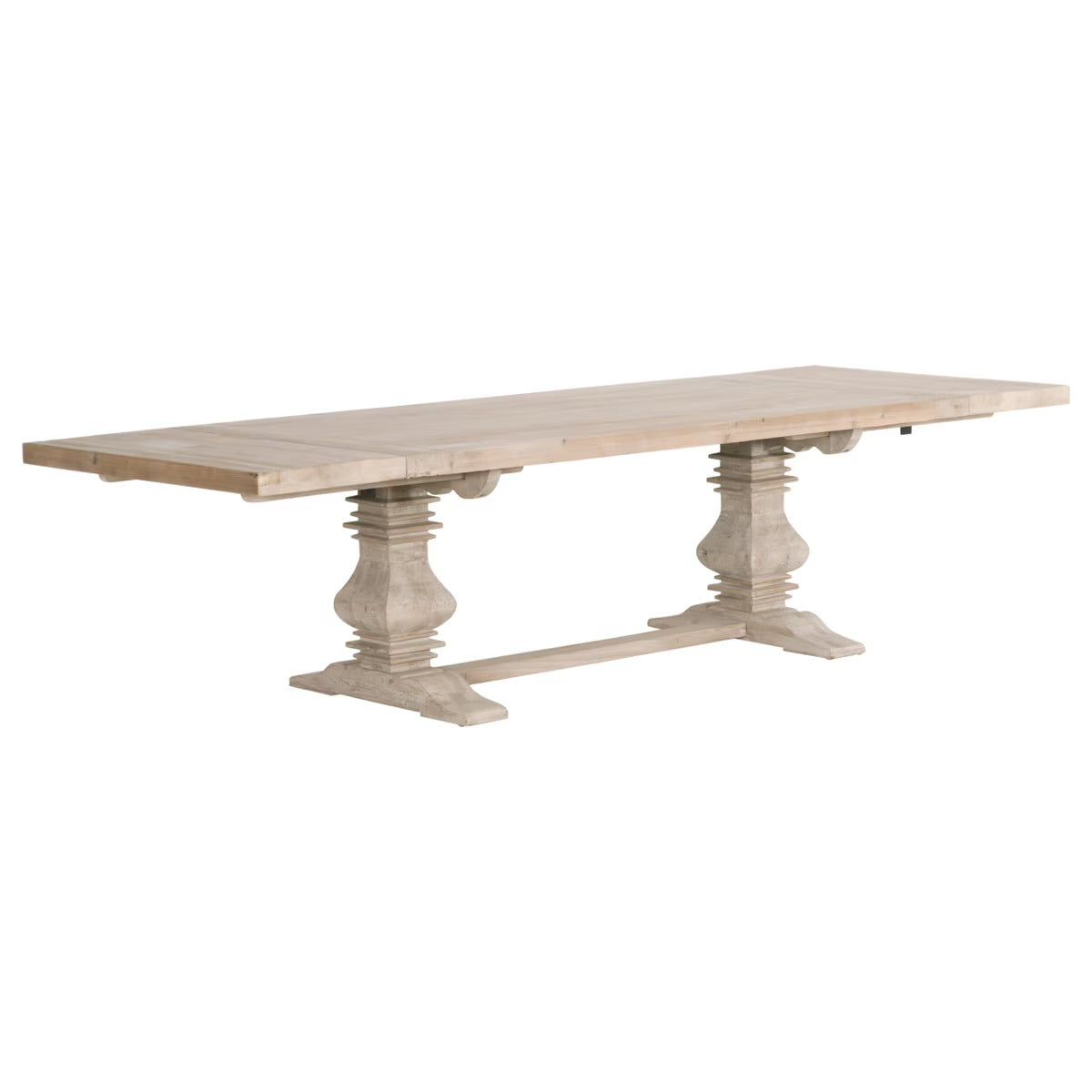 Essentials For Living Monastery Extension Dining Table ~ Smoke Gray Pine - Image 2